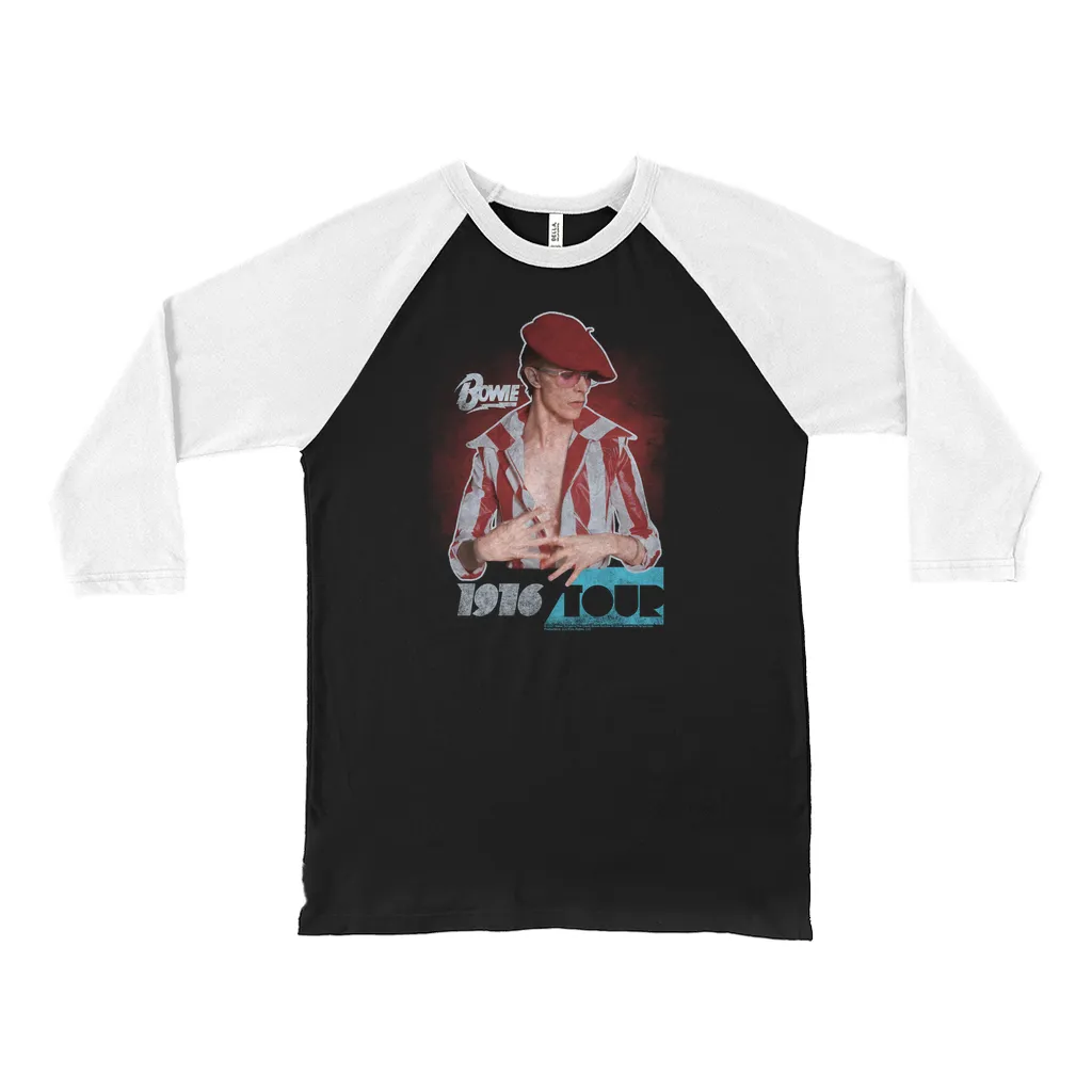 3/4 Sleeve Baseball Tee | 1976 Tour Photo Image Shirt