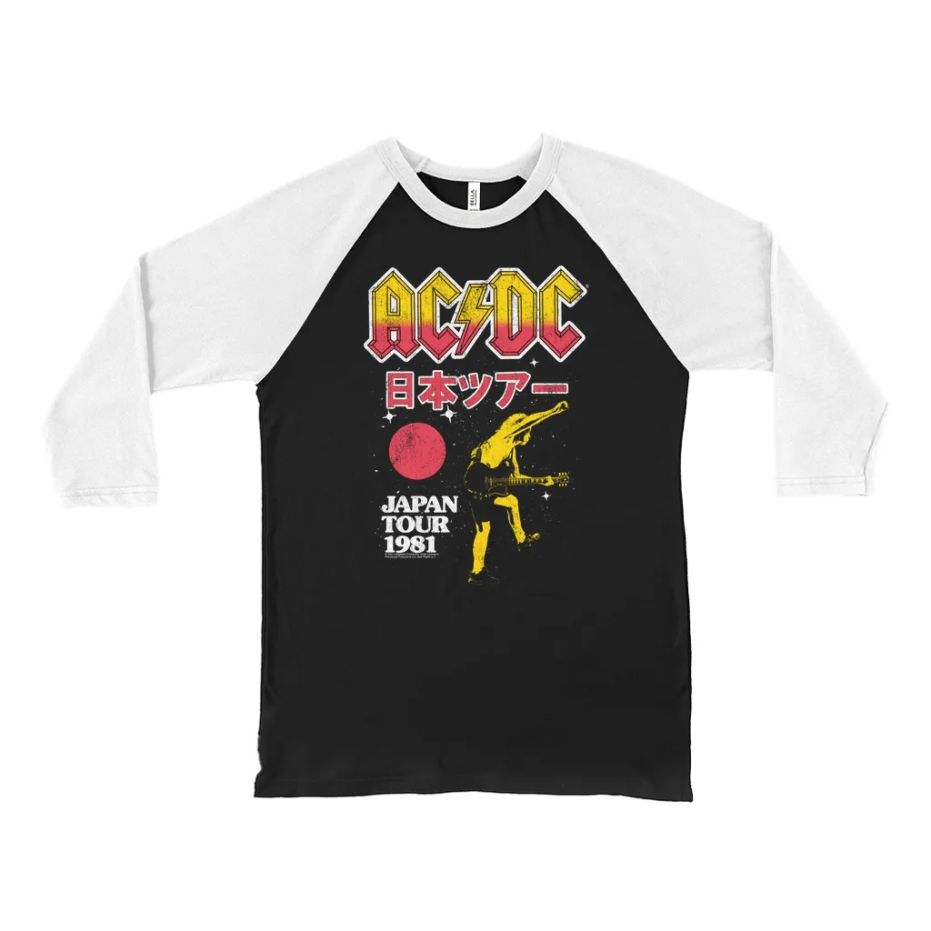 3/4 Sleeve Baseball Tee | 1981 Japan Concert Promotion Shirt