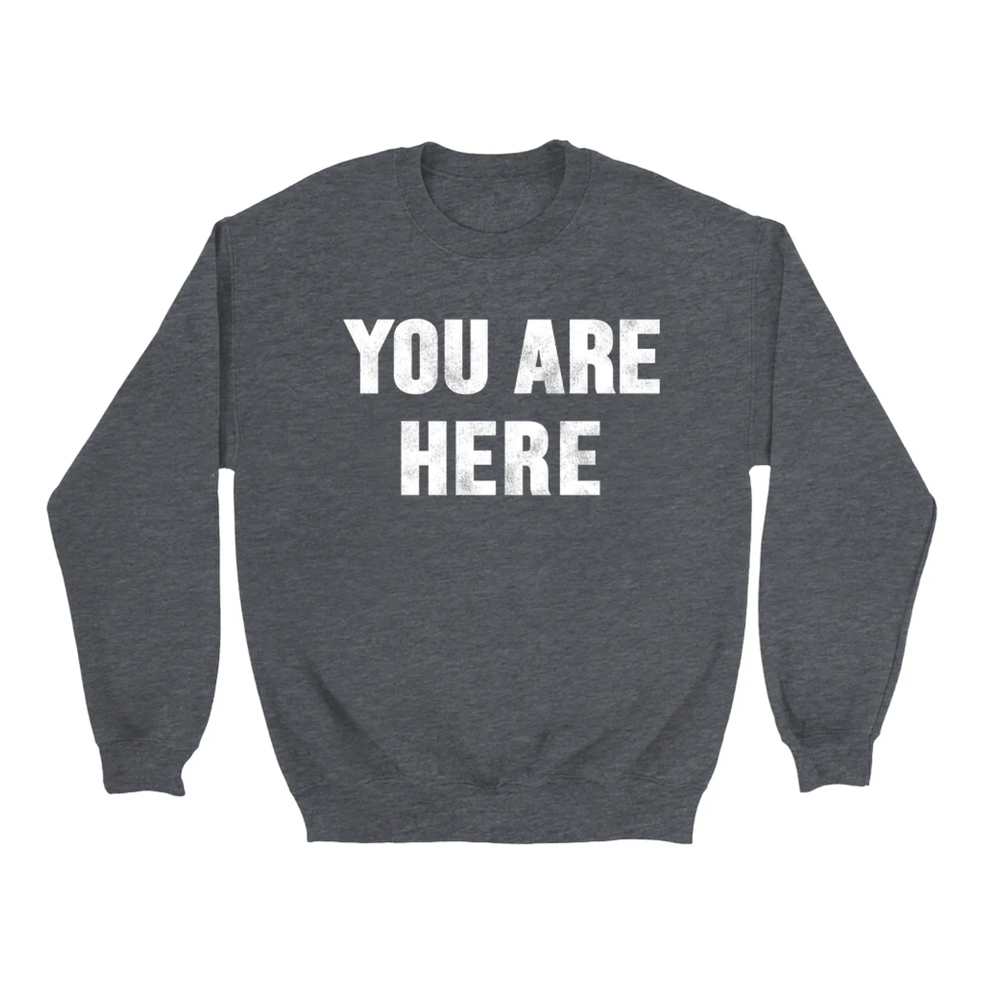 John Lennon Sweatshirt | You Are Here Distressed Design Worn By John Lennon John Lennon Sweatshirt