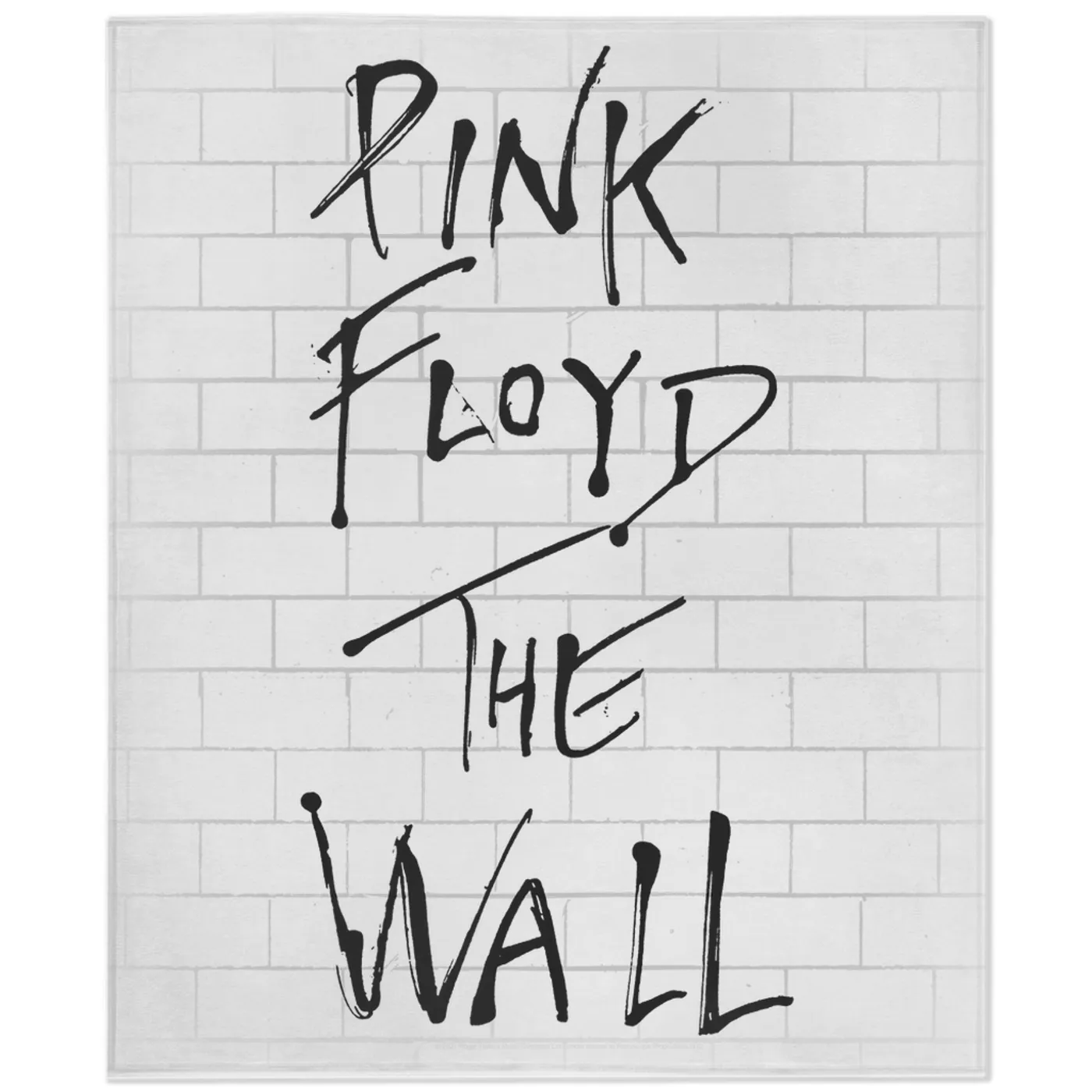 Pink Floyd Minky Blanket | Pink Floyd The Wall Art Pink Floyd Blanket (Merchbar Exclusive)