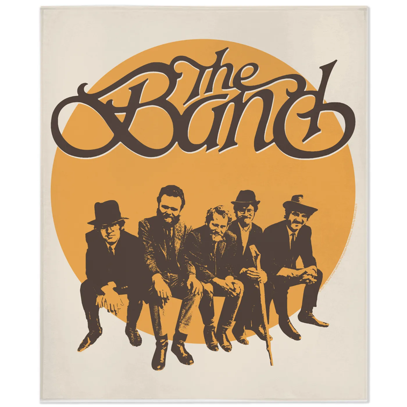 The Band Minky Blanket | Group Photo by Elliott Landy The Band Blanket (Merchbar Exclusive)