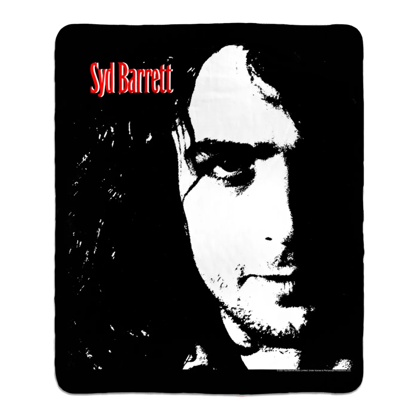 Syd Barrett Sherpa Blanket | Opel Photo Red Syd Barrett Blanket (Merchbar Exclusive)