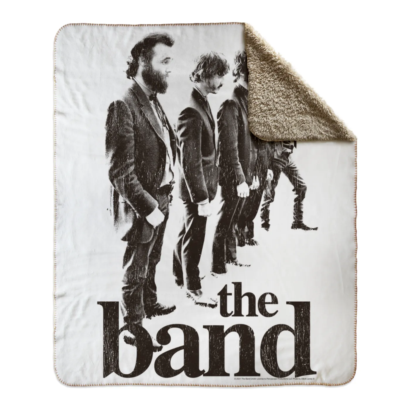 The Band Sherpa Blanket | All Lined Up The Band Blanket (Merchbar Exclusive)