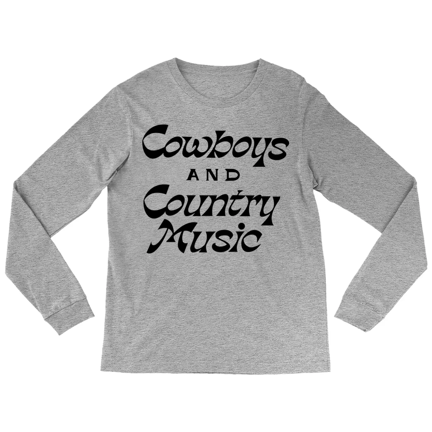 Merchbar Music Life Long Sleeve Shirt | Cowboys And Country Music Merchbar Music Life Shirt