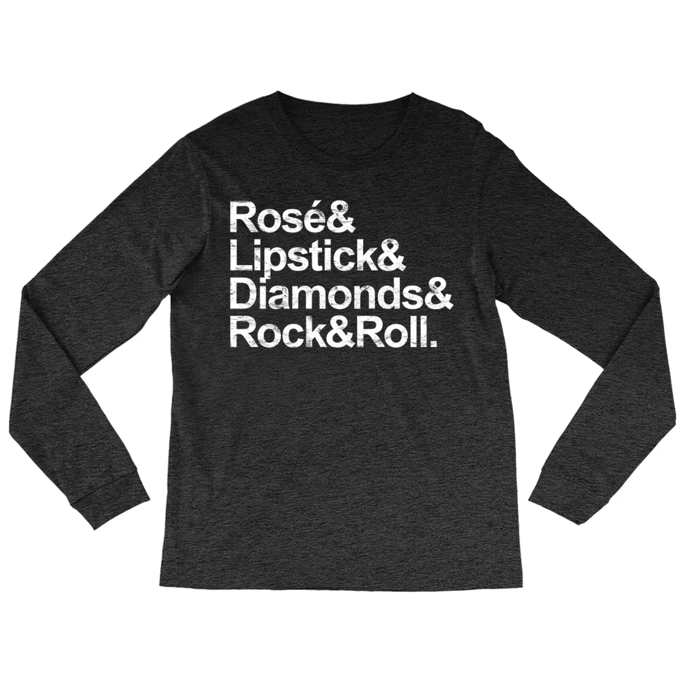 Merchbar Music Life Long Sleeve Shirt | Rosé & Rock n' Roll Merchbar Music Life Shirt