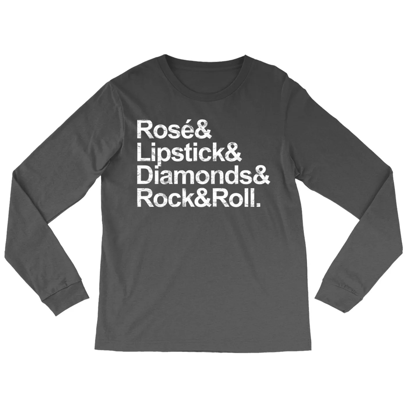 Merchbar Music Life Long Sleeve Shirt | Rosé & Rock n' Roll Merchbar Music Life Shirt