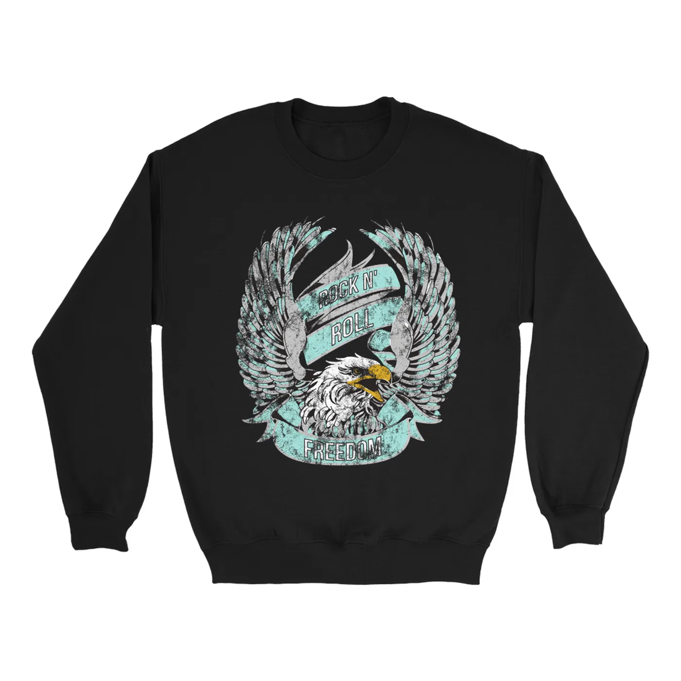 Merchbar Music Life Sweatshirt | Rock n' Roll Freedom Merchbar Music Life Sweatshirt