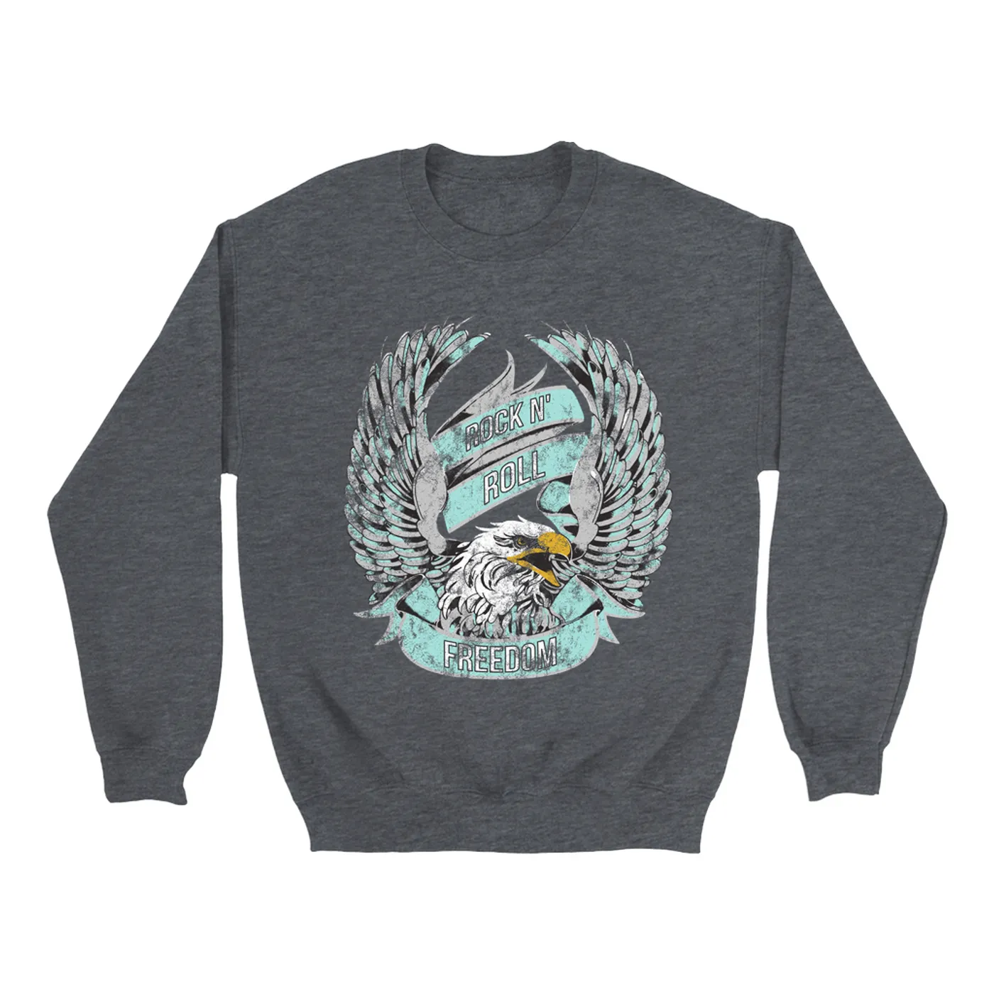 Merchbar Music Life Sweatshirt | Rock n' Roll Freedom Merchbar Music Life Sweatshirt