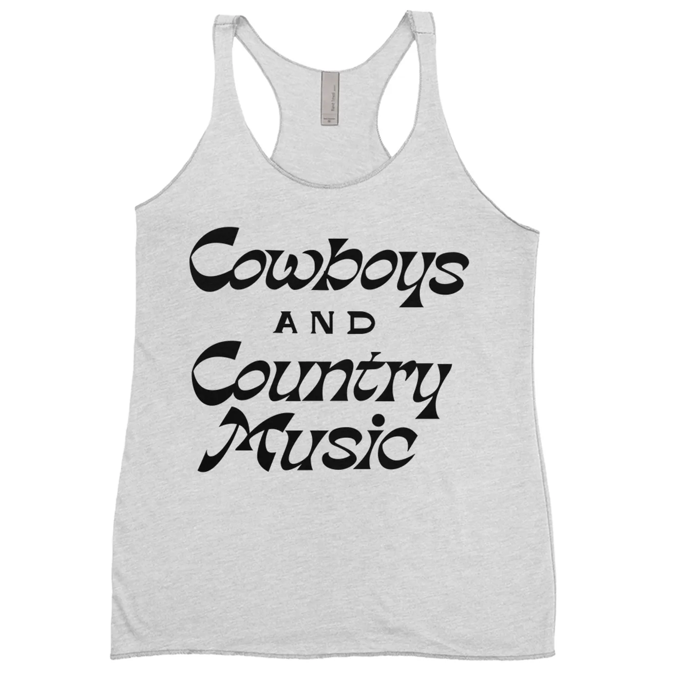 Merchbar Music Life Ladies' Tank Top | Cowboys And Country Music Merchbar Music Life Shirt