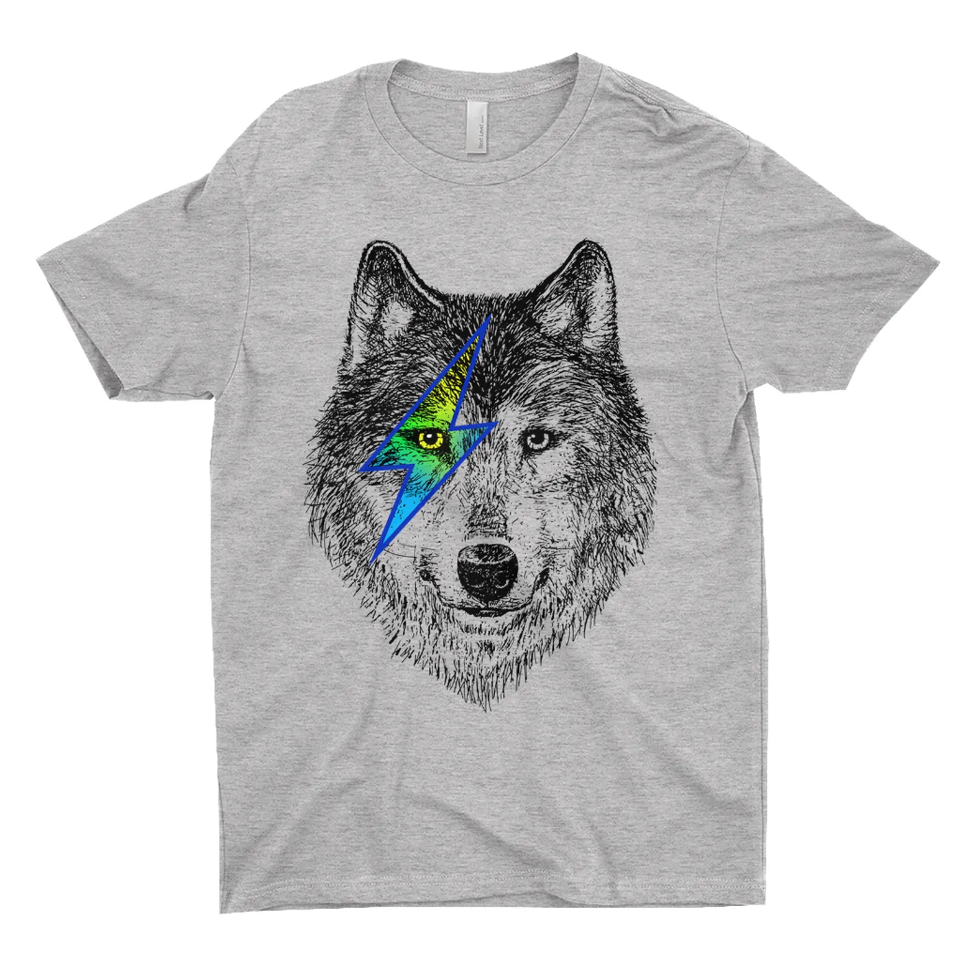 Merchbar Music Life T-Shirt | Glam Rock Wolf Merchbar Music Life Shirt