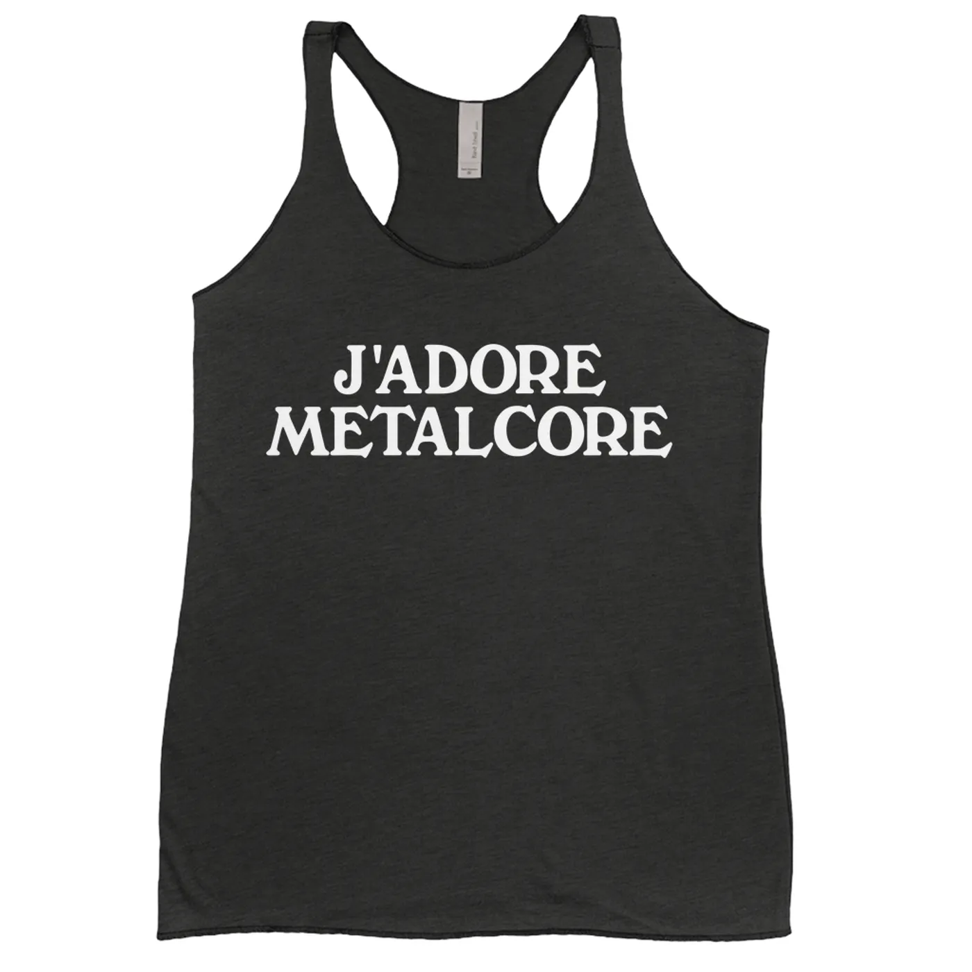 Merchbar Music Life Ladies' Tank Top | J'Adore Metalcore Merchbar Music Life Shirt