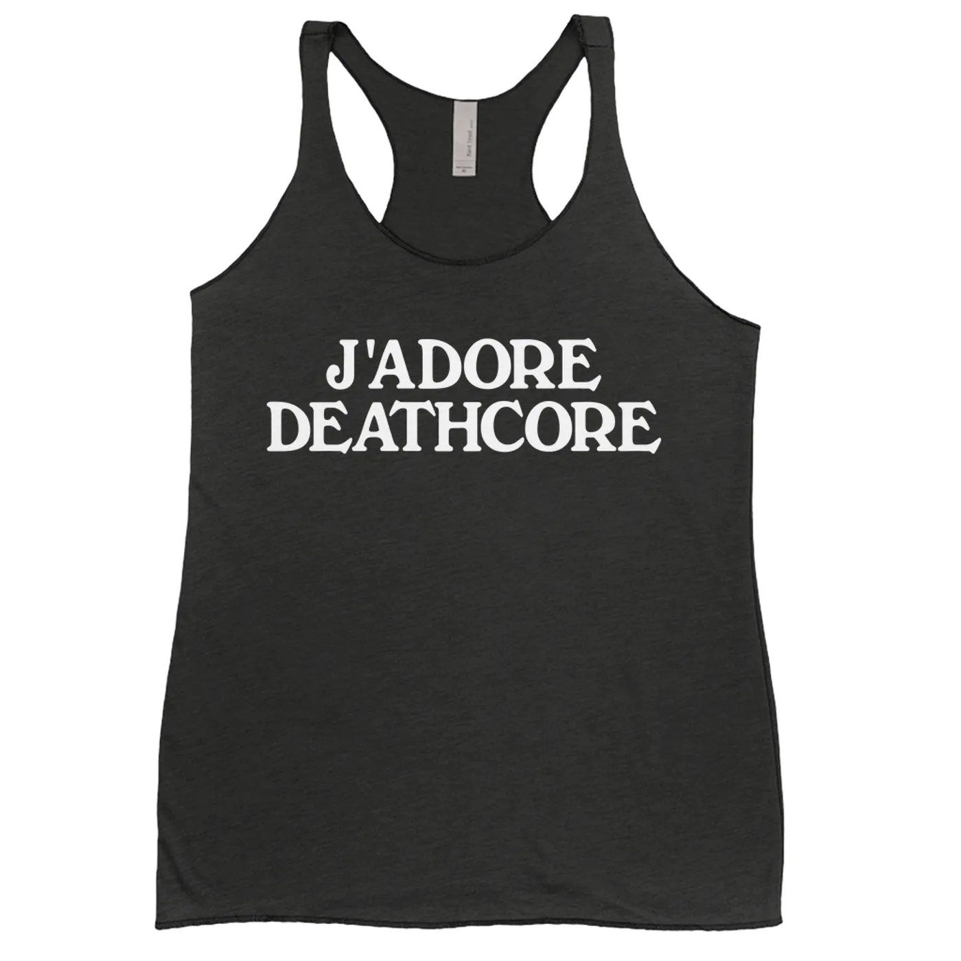 Merchbar Music Life Ladies' Tank Top | J'Adore Deathcore Merchbar Music Life Shirt