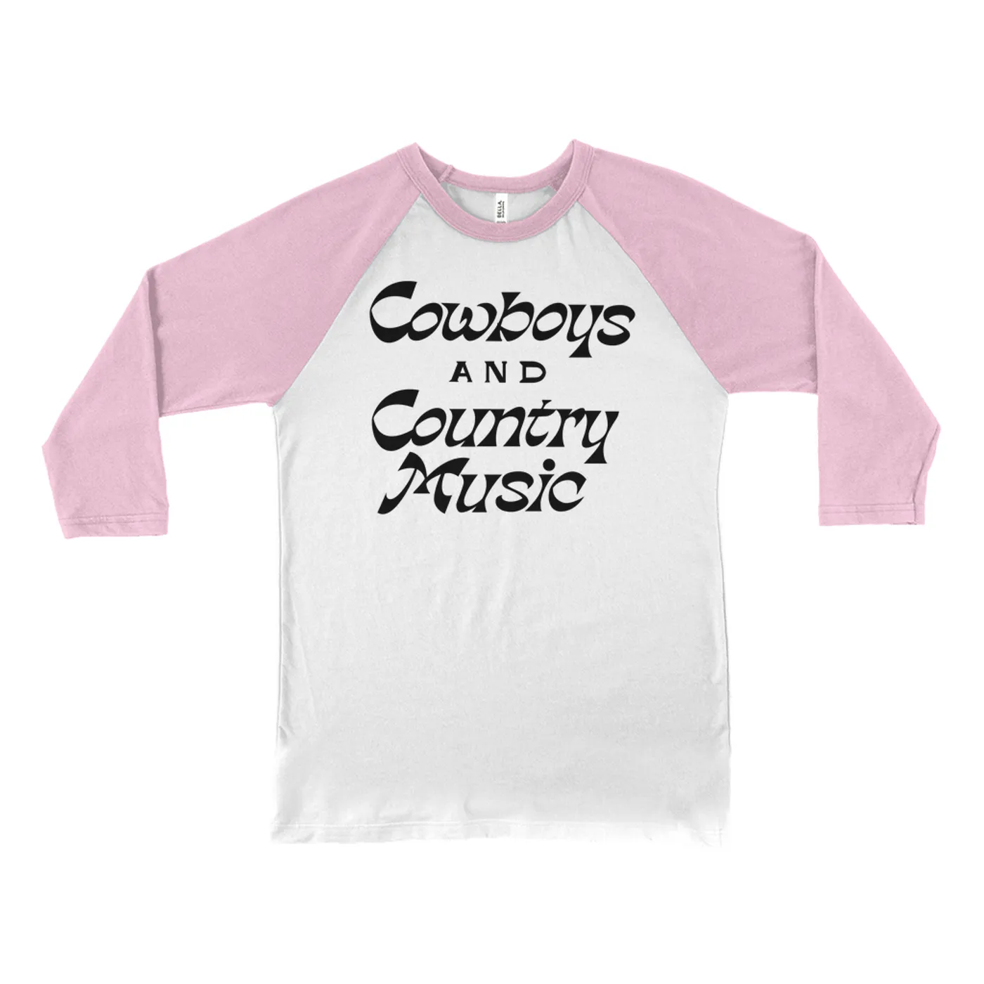 Merchbar Music Life 3/4 Sleeve Baseball Tee | Cowboys And Country Music Merchbar Music Life Shirt