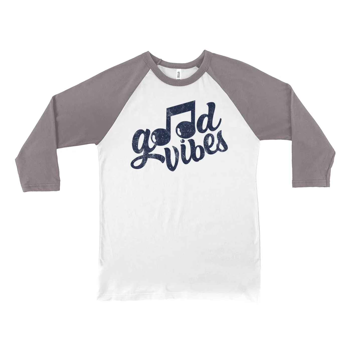 Merchbar Music Life 3/4 Sleeve Baseball Tee | Good Vibes Only Merchbar Music Life Shirt