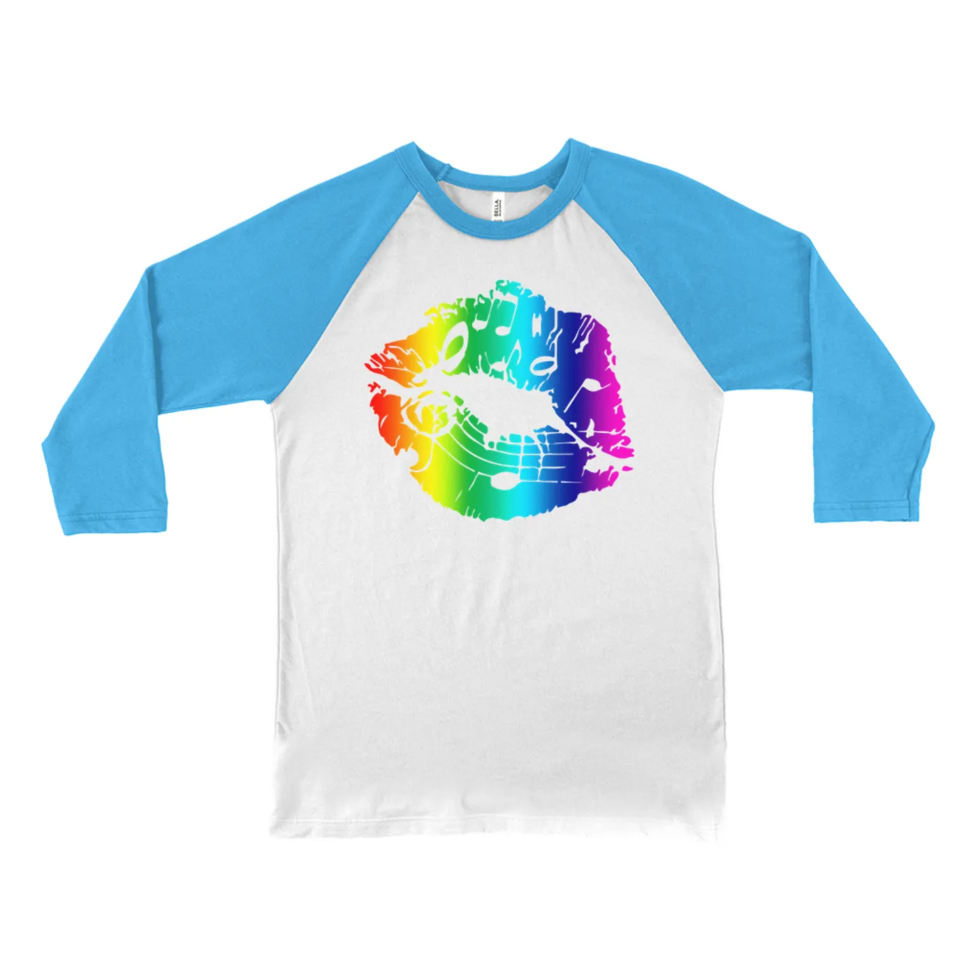 Merchbar Music Life 3/4 Sleeve Baseball Tee | Lip Service Merchbar Music Life Shirt