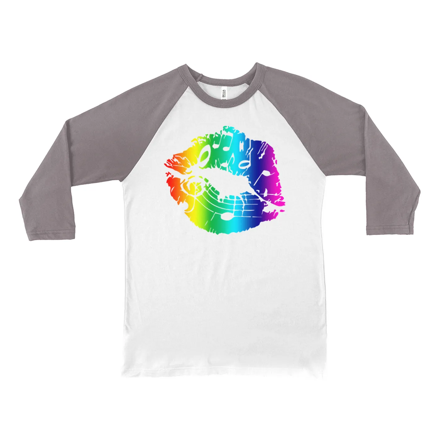 Merchbar Music Life 3/4 Sleeve Baseball Tee | Lip Service Merchbar Music Life Shirt