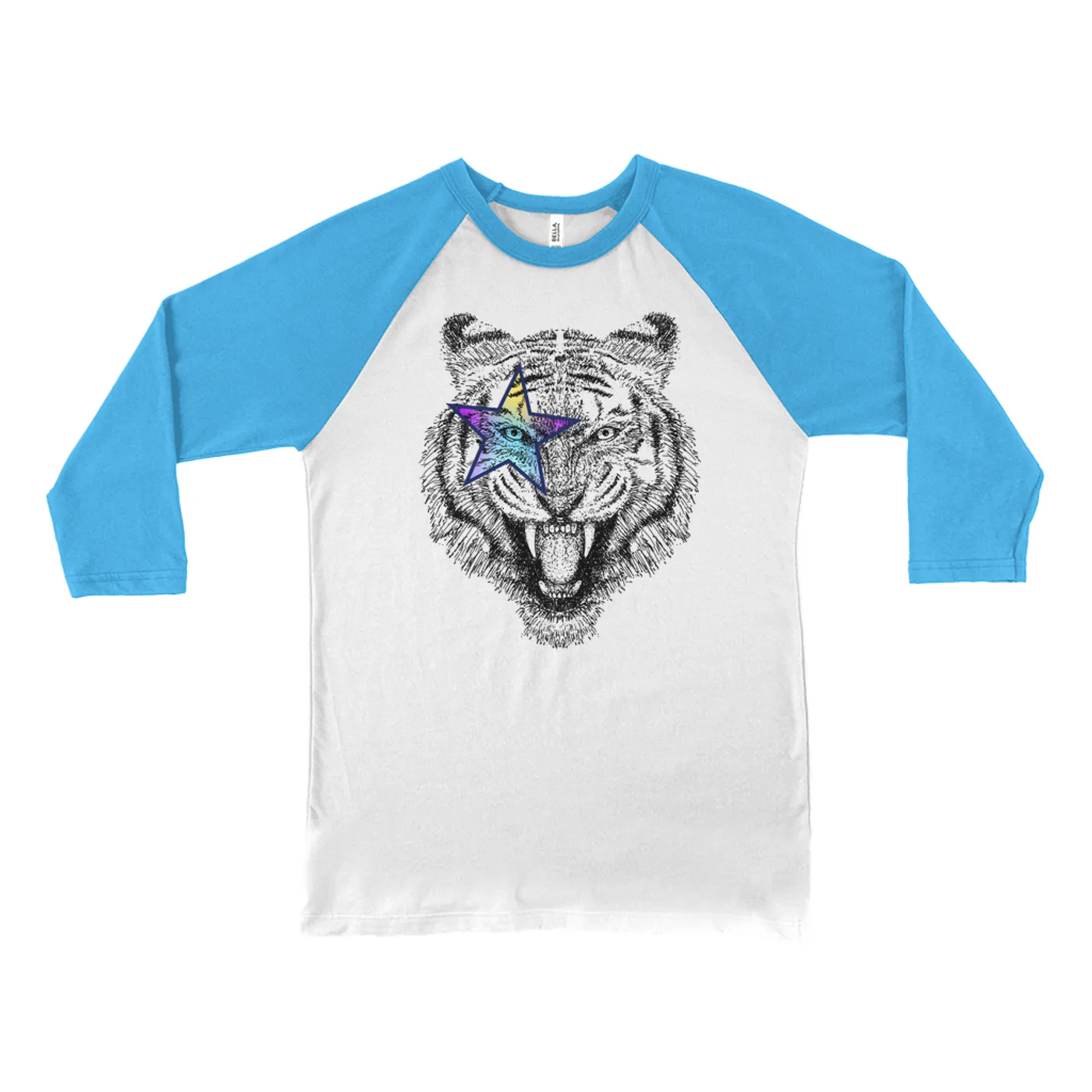 Merchbar Music Life 3/4 Sleeve Baseball Tee | Party Animal Merchbar Music Life Shirt
