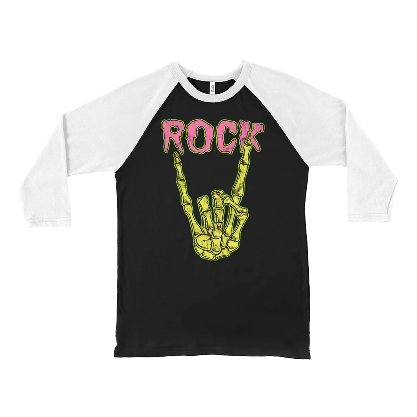 Merchbar Music Life 3/4 Sleeve Baseball Tee | Rock Chick Merchbar Music Life Shirt