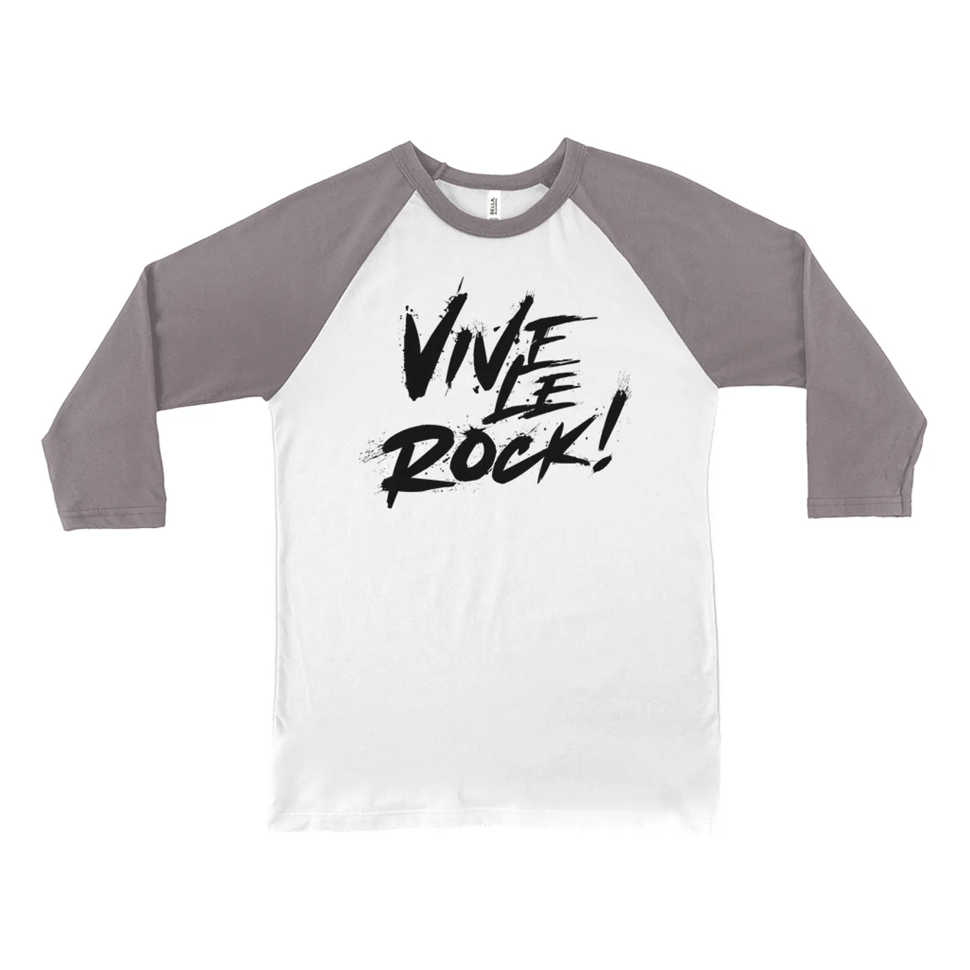Merchbar Music Life 3/4 Sleeve Baseball Tee | Vive Le Rock Merchbar Music Life Shirt
