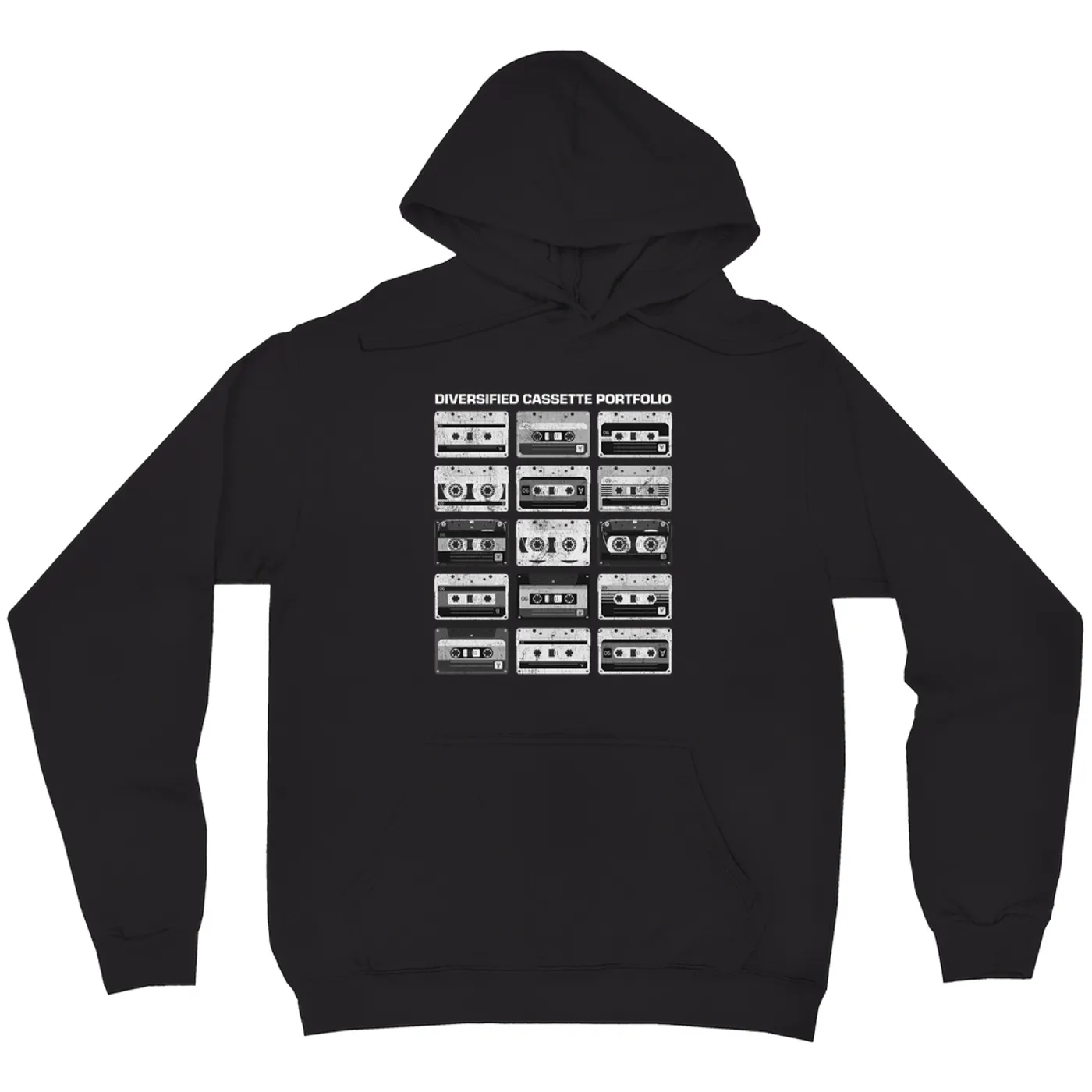 Merchbar Music Life Hoodie | Diversified Cassette Portfolio Merchbar Music Life Hoodie
