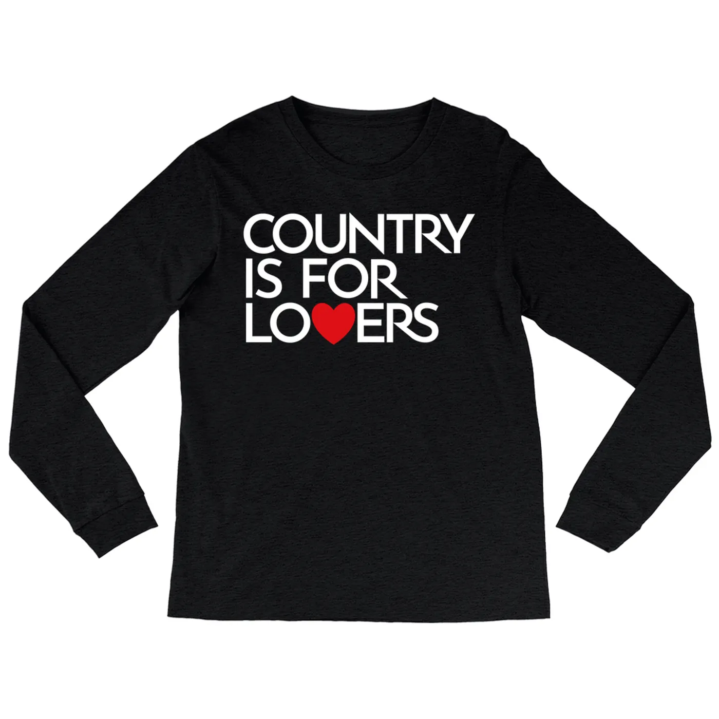 Merchbar Music Life Long Sleeve Shirt | Music Life - Country Is For Lovers Merchbar Music Life Shirt