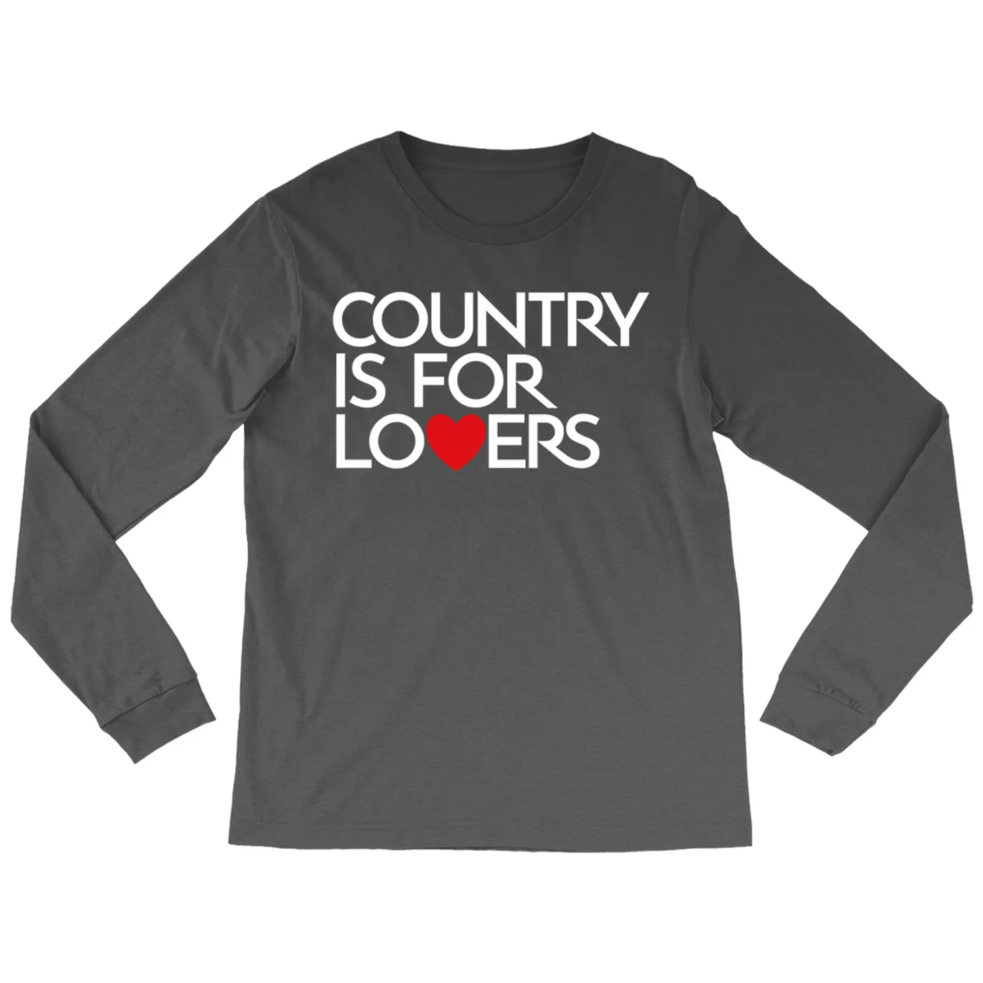 Merchbar Music Life Long Sleeve Shirt | Music Life - Country Is For Lovers Merchbar Music Life Shirt