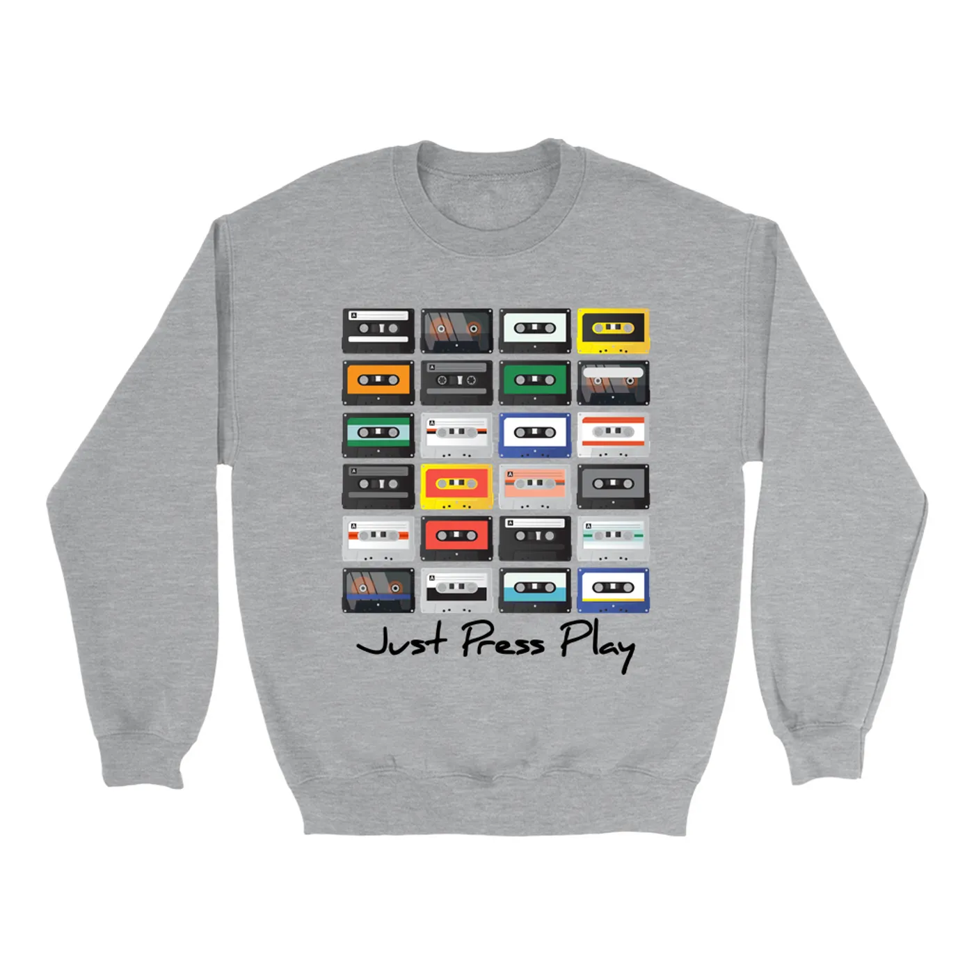 Merchbar Music Life Sweatshirt | Just Press Play Merchbar Music Life Sweatshirt