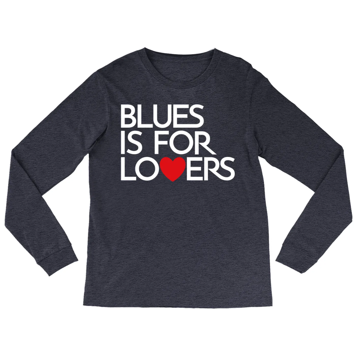 Music Life - Blues Merchbar Music Life Long Sleeve Shirt | Blues Is For Lovers Merchbar Music Life Shirt