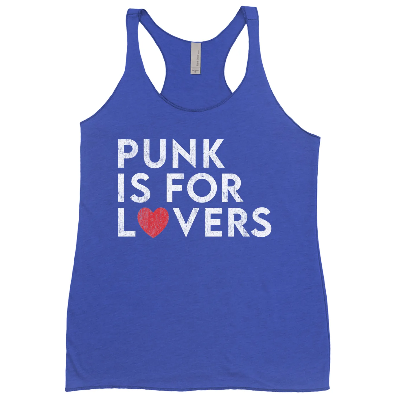 Music Life - Punk Merchbar Music Life Ladies' Tank Top | Punk Is For Lovers Merchbar Music Life Shirt