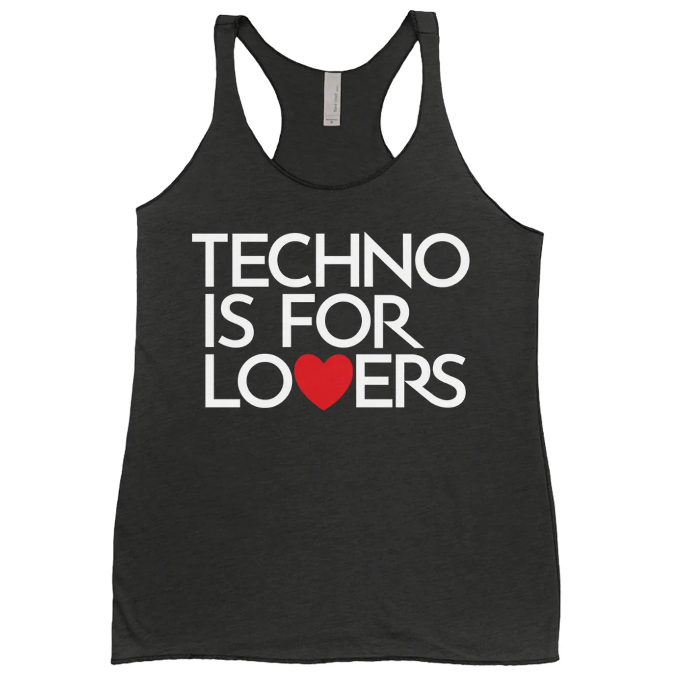 Music Life - Techno Merchbar Music Life Ladies' Tank Top | Techno Is For Lovers Merchbar Music Life Shirt