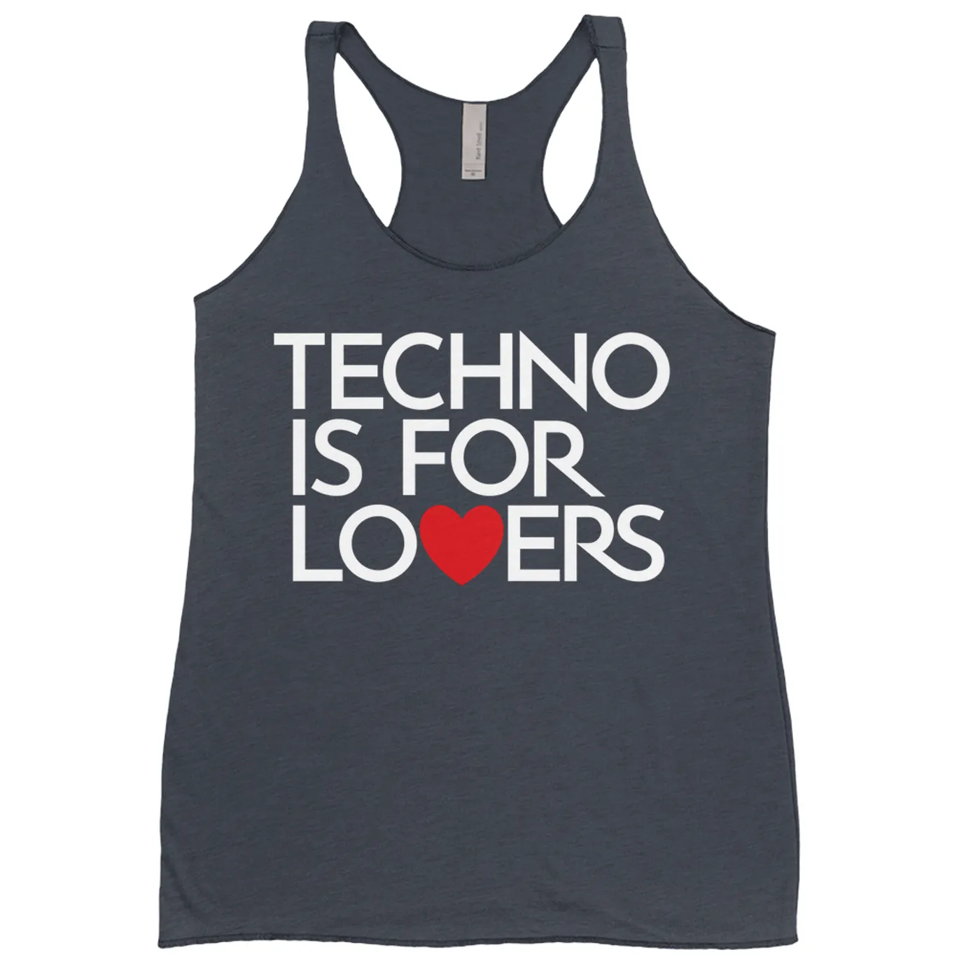 Music Life - Techno Merchbar Music Life Ladies' Tank Top | Techno Is For Lovers Merchbar Music Life Shirt