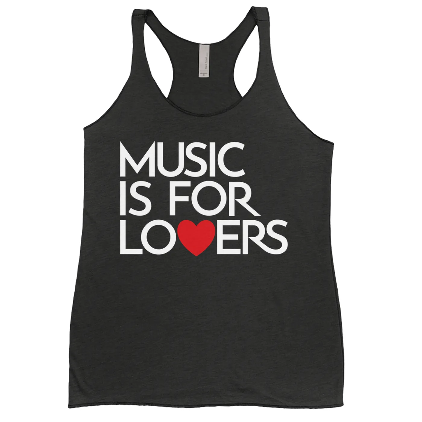 Merchbar Music Life Ladies' Tank Top | Music Is For Lovers Merchbar Music Life Shirt