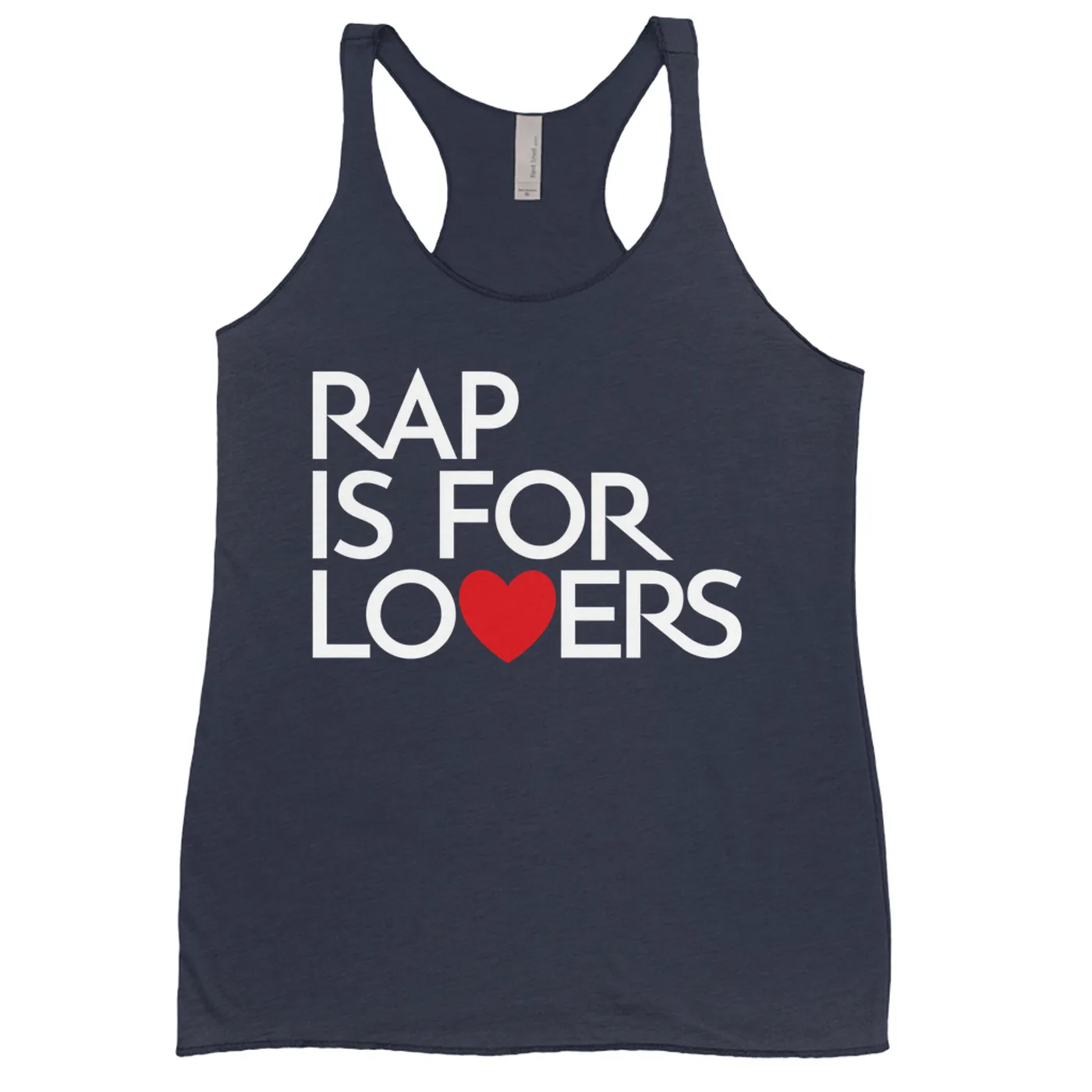 Merchbar Music Life Ladies' Tank Top | Music Life - Rap Is For Lovers Merchbar Music Life Shirt
