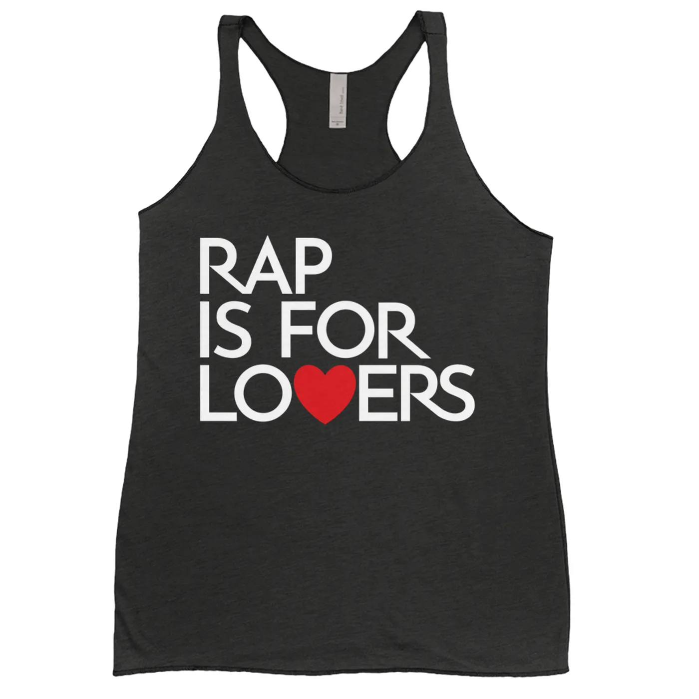 Merchbar Music Life Ladies' Tank Top | Music Life - Rap Is For Lovers Merchbar Music Life Shirt