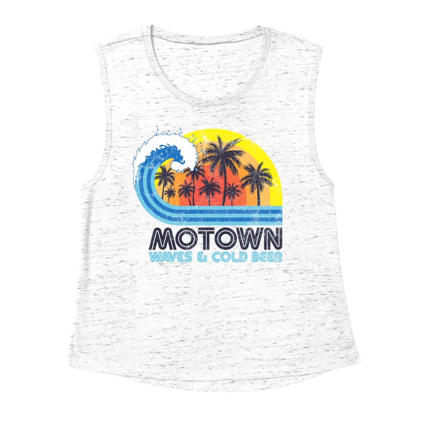 Music Life - Motown Merchbar Music Life Muscle Tank | Motown, Waves & Beer Merchbar Music Life Tank Top
