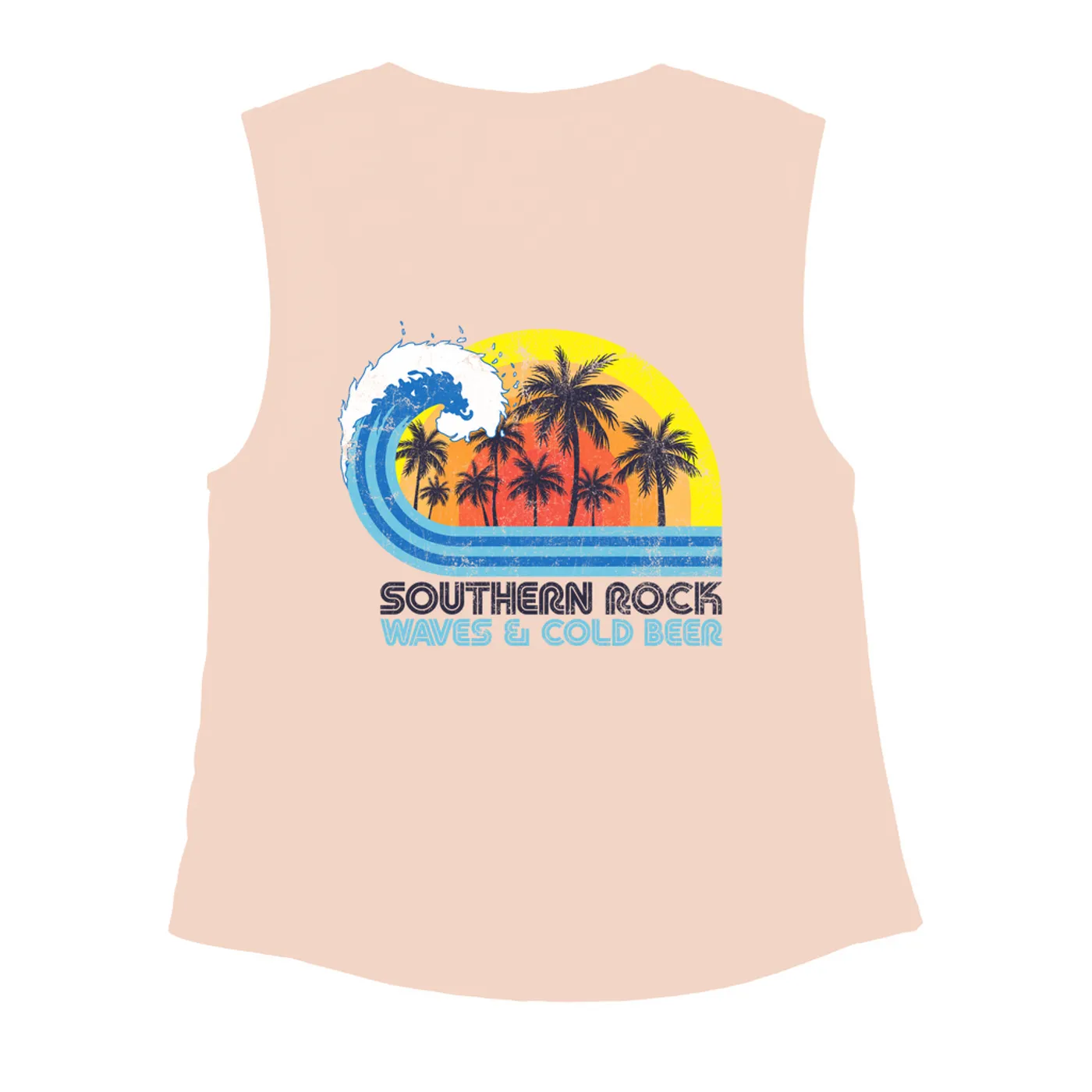 Music Life - Southern Rock Merchbar Music Life Muscle Tank | Southern Rock, Waves & Beer Merchbar Music Life Tank Top