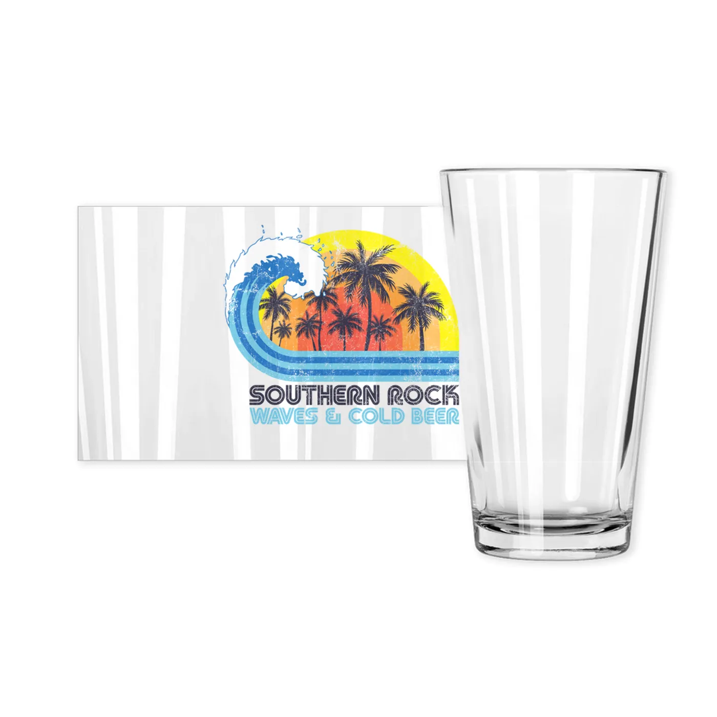 Music Life - Southern Rock Merchbar Music Life Pint Glass | Southern Rock, Waves & Beer Merchbar Music Life Pint Glass
