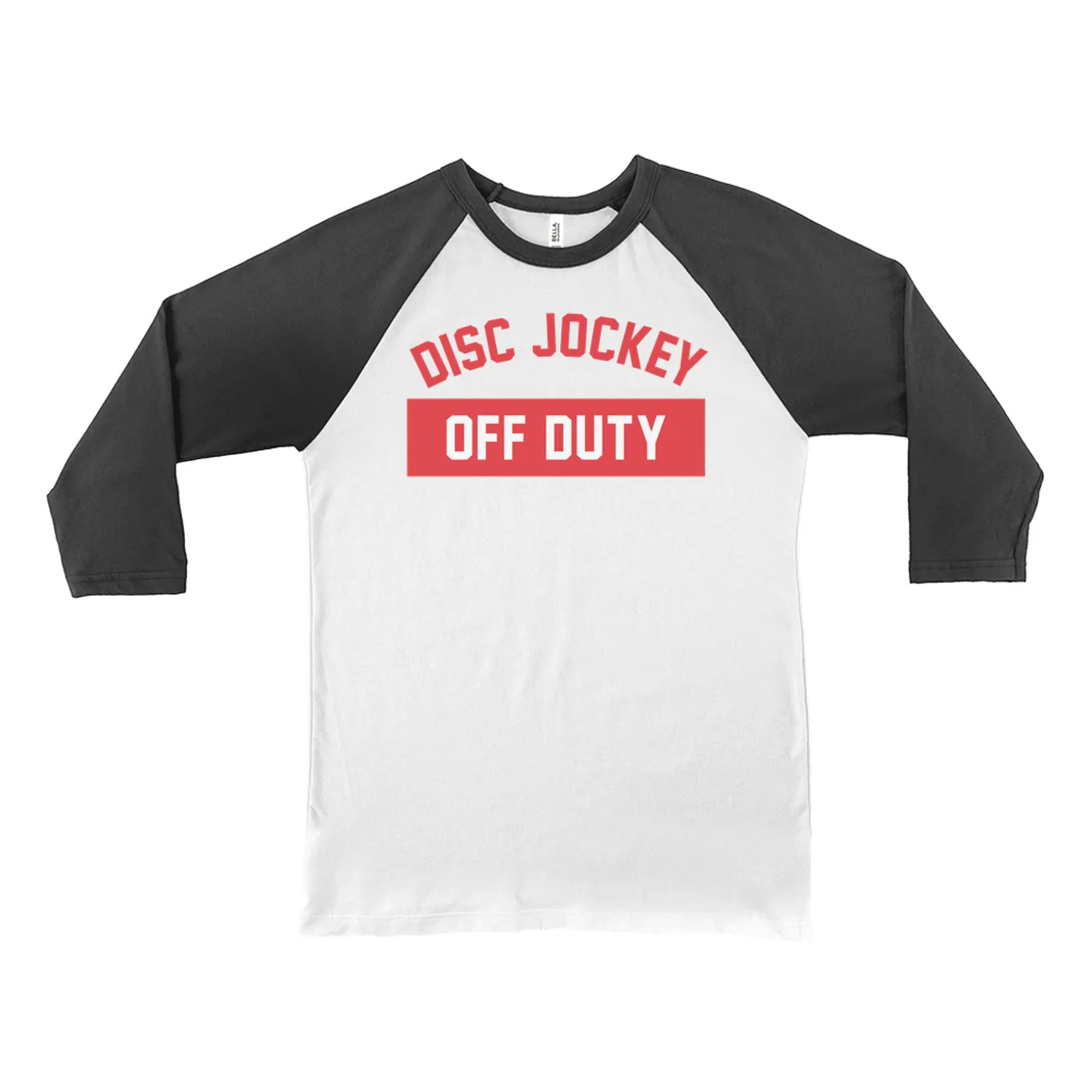 Music Life - DJ Merchbar Music Life 3/4 Sleeve Baseball Tee | Disc Jockey Off Duty Merchbar Music Life Shirt