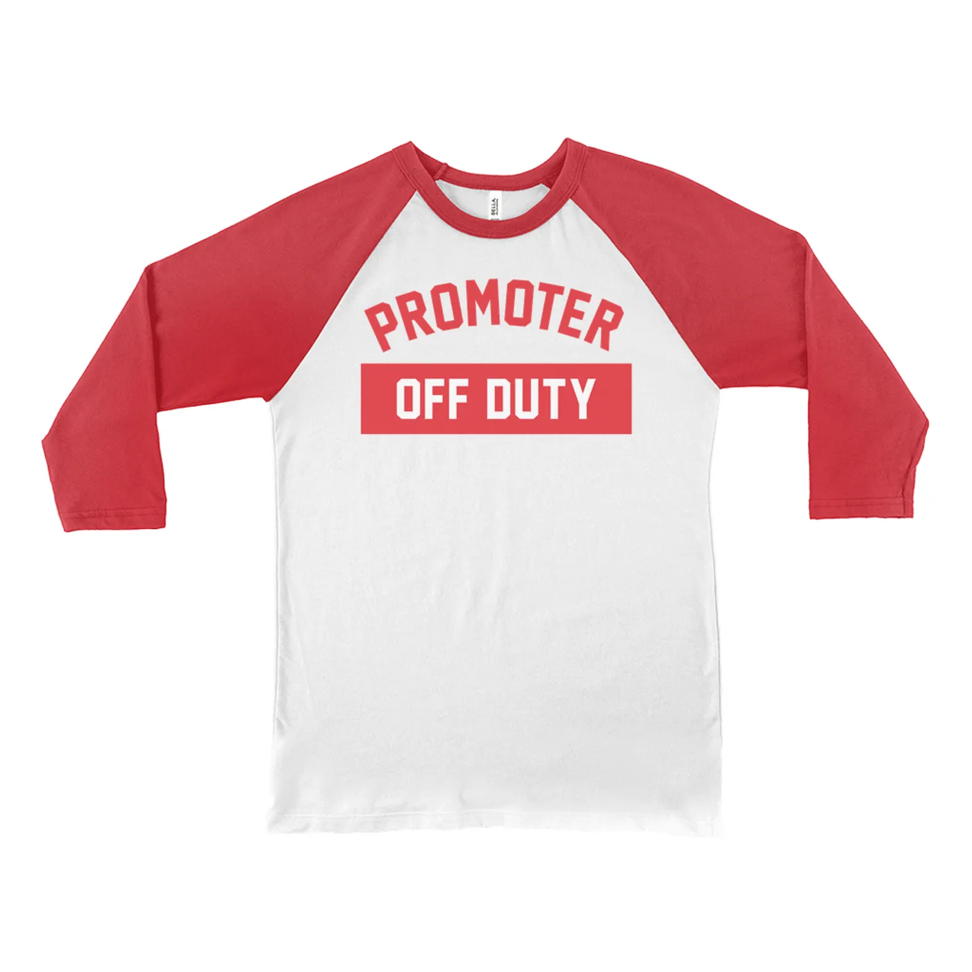 Music Life - Promoter Merchbar Music Life 3/4 Sleeve Baseball Tee | Promoter Off Duty Merchbar Music Life Shirt