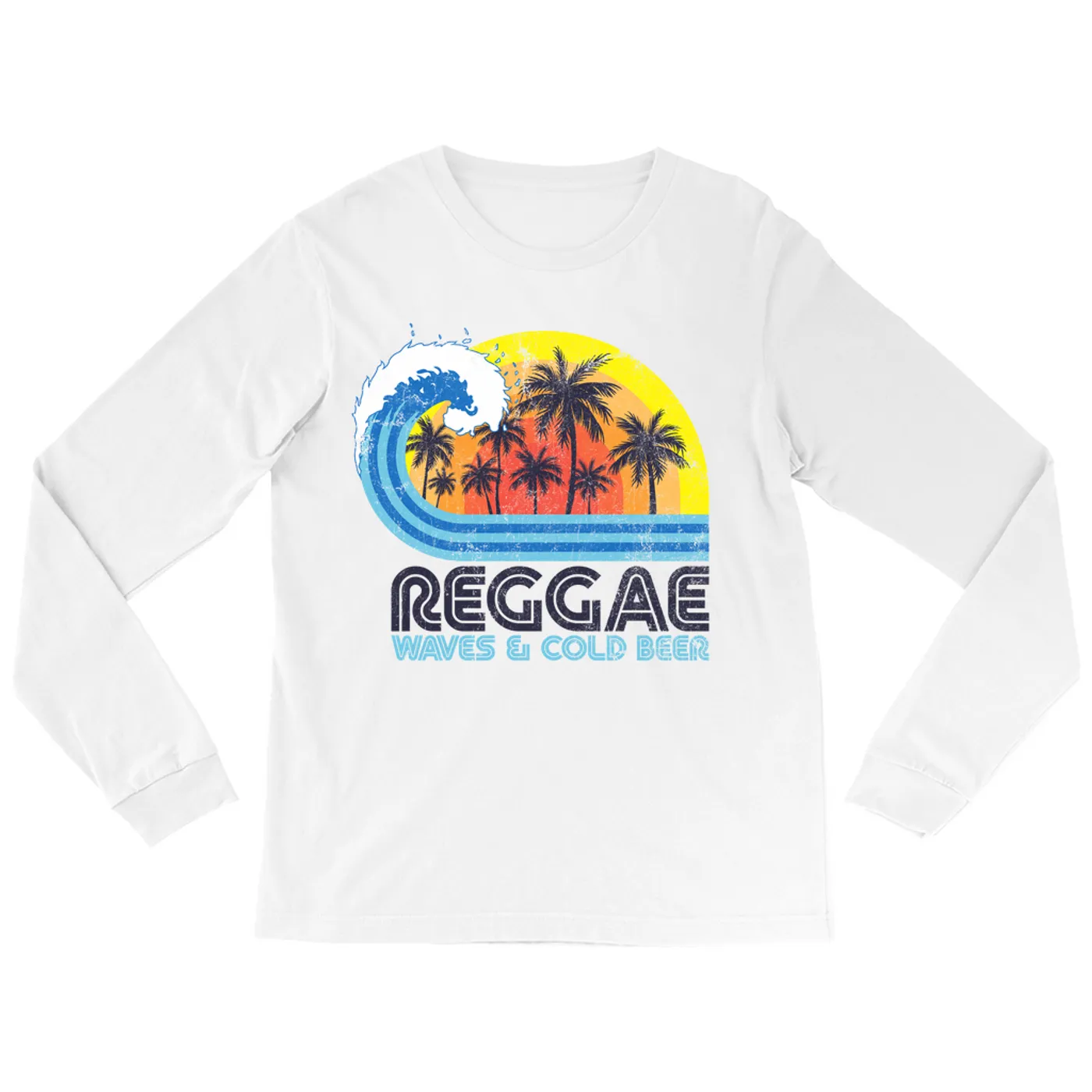 Music Life -Reggae Merchbar Music Life Long Sleeve Shirt | Reggae, Waves & Beer Merchbar Music Life Shirt