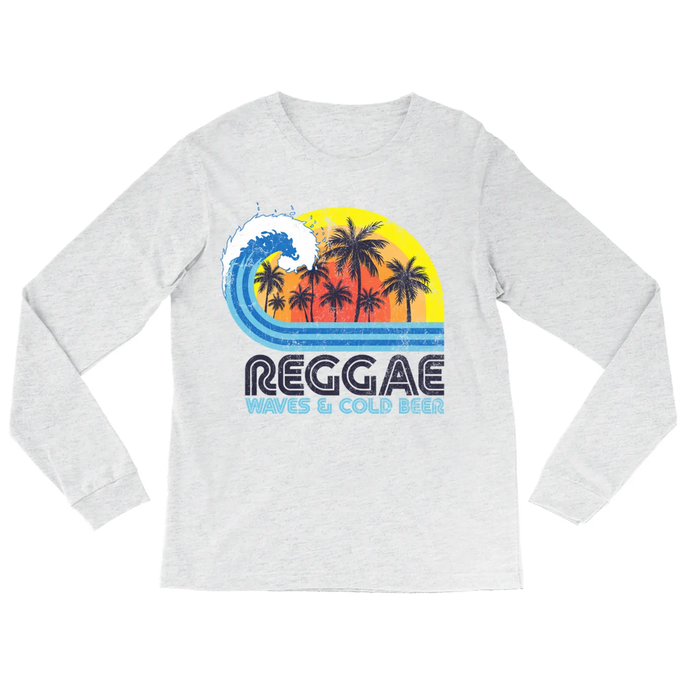 Music Life -Reggae Merchbar Music Life Long Sleeve Shirt | Reggae, Waves & Beer Merchbar Music Life Shirt
