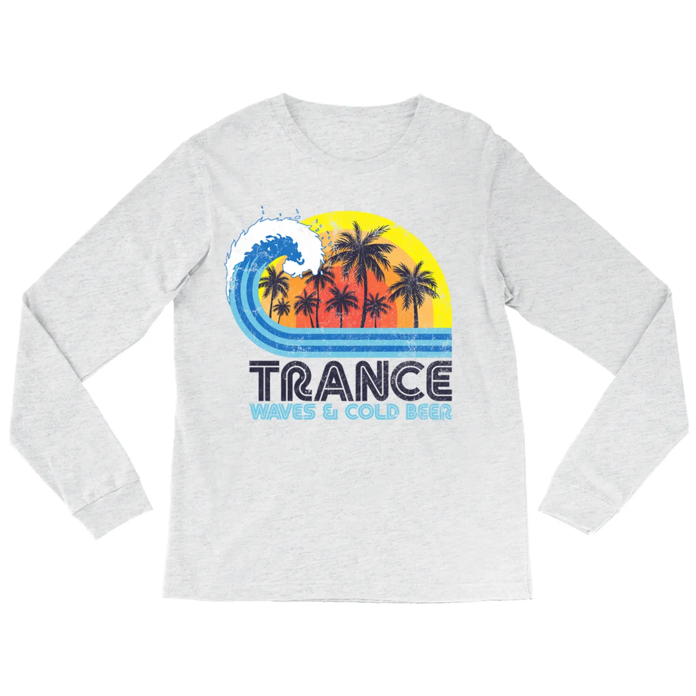 Music Life - Trance Merchbar Music Life Long Sleeve Shirt | Trance, Waves & Beer Merchbar Music Life Shirt
