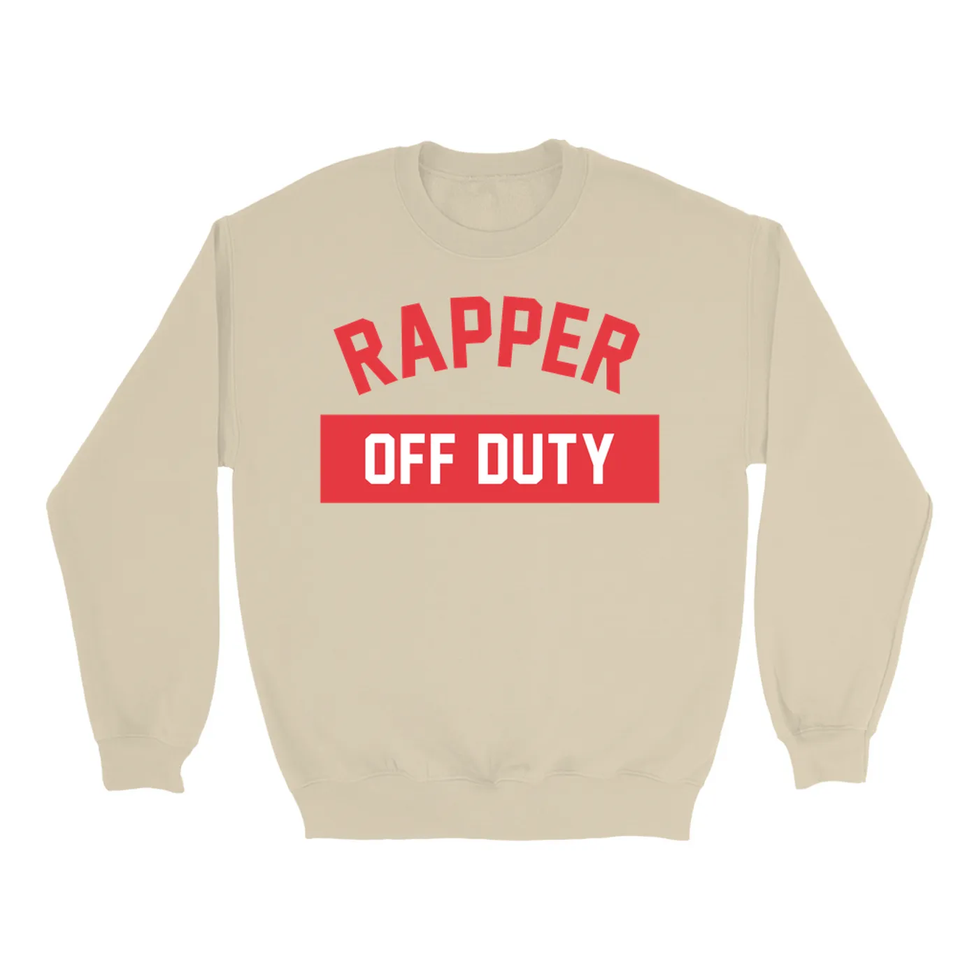 Music Life - Rapper Merchbar Music Life Sweatshirt | Rapper Off Duty Merchbar Music Life Sweatshirt