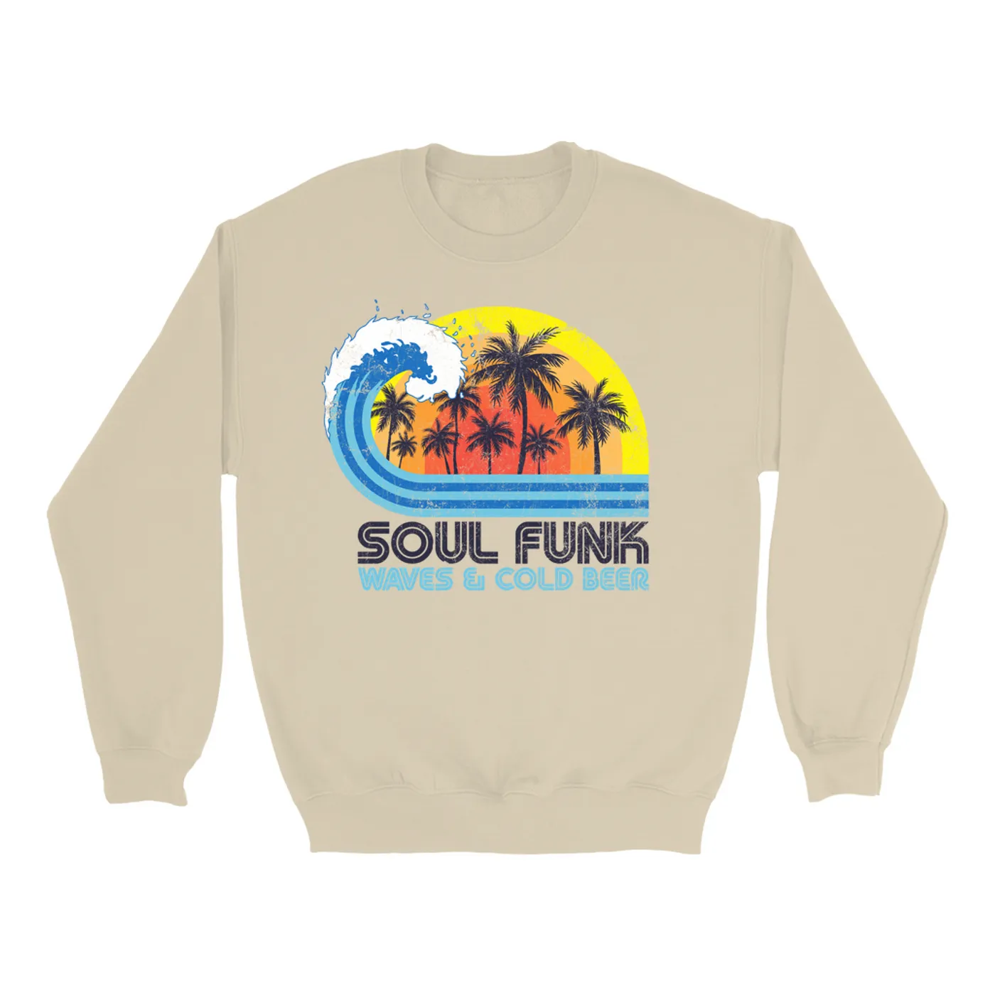 Music Life - Soul Funk Merchbar Music Life Sweatshirt | Soul Funk, Waves & Beer Merchbar Music Life Sweatshirt