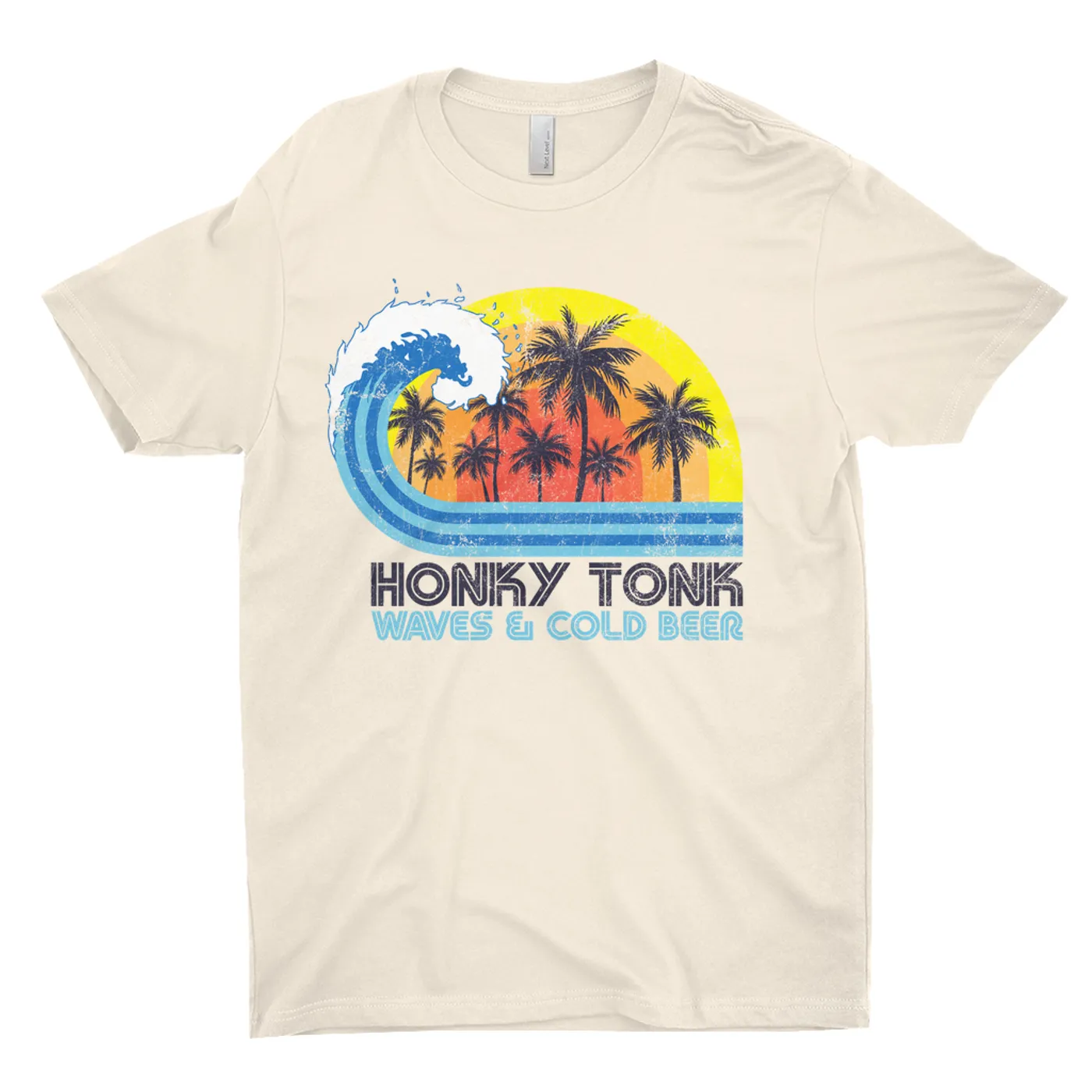 Music Life - Honky Tonk Merchbar Music Life T-Shirt | Honky Tonk, Waves & Beer Merchbar Music Life Shirt