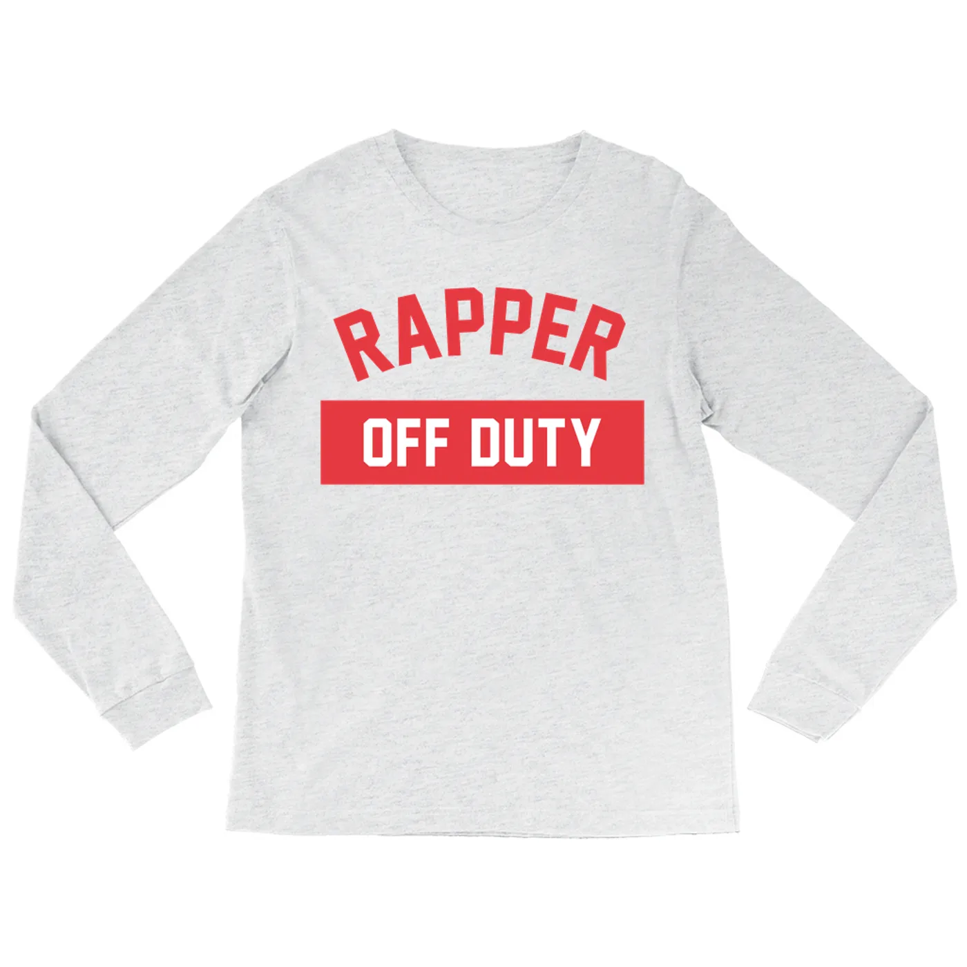 Music Life - Rapper Merchbar Music Life Long Sleeve Shirt | Rapper Off Duty Merchbar Music Life Shirt