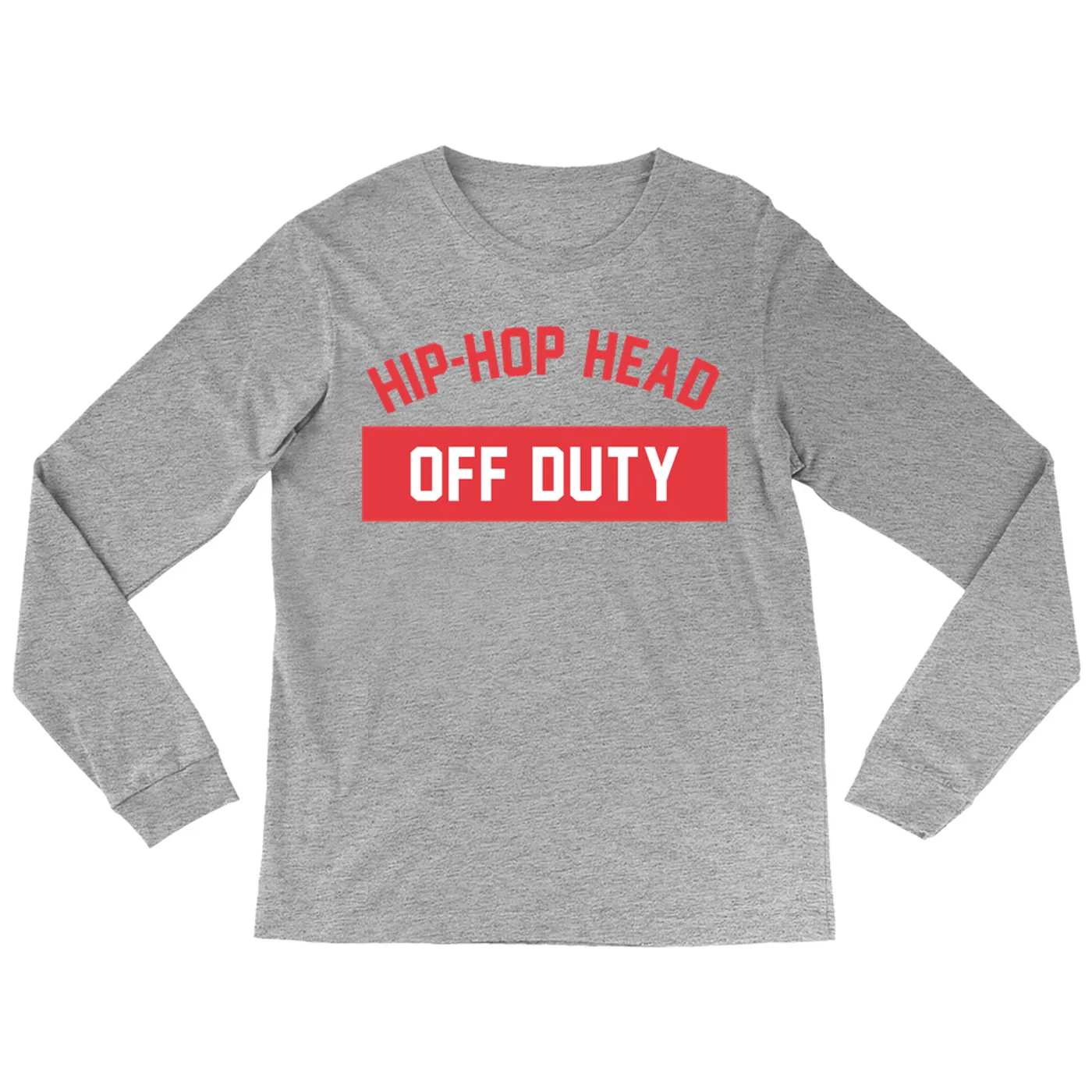 Music Life - Hip-Hop Head Merchbar Music Life Long Sleeve Shirt | Hip-Hop Head Off Duty Merchbar Music Life Shirt
