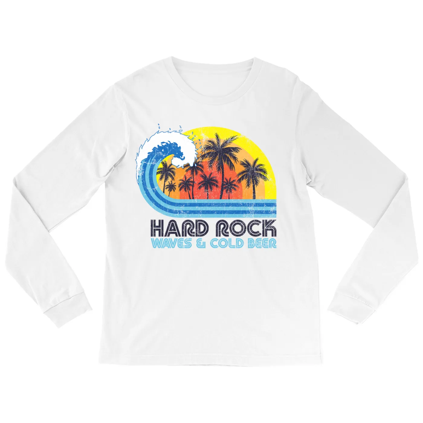 Music Life - Hard Rock Merchbar Music Life Long Sleeve Shirt | Hard Rock, Waves & Beer Merchbar Music Life Shirt