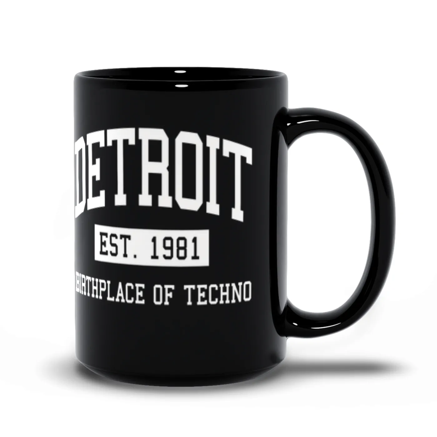 Music Life - Techno Merchbar Music Life Mug | Detroit Birthplace of Techno Est. 1981 Merchbar Music Life Mug