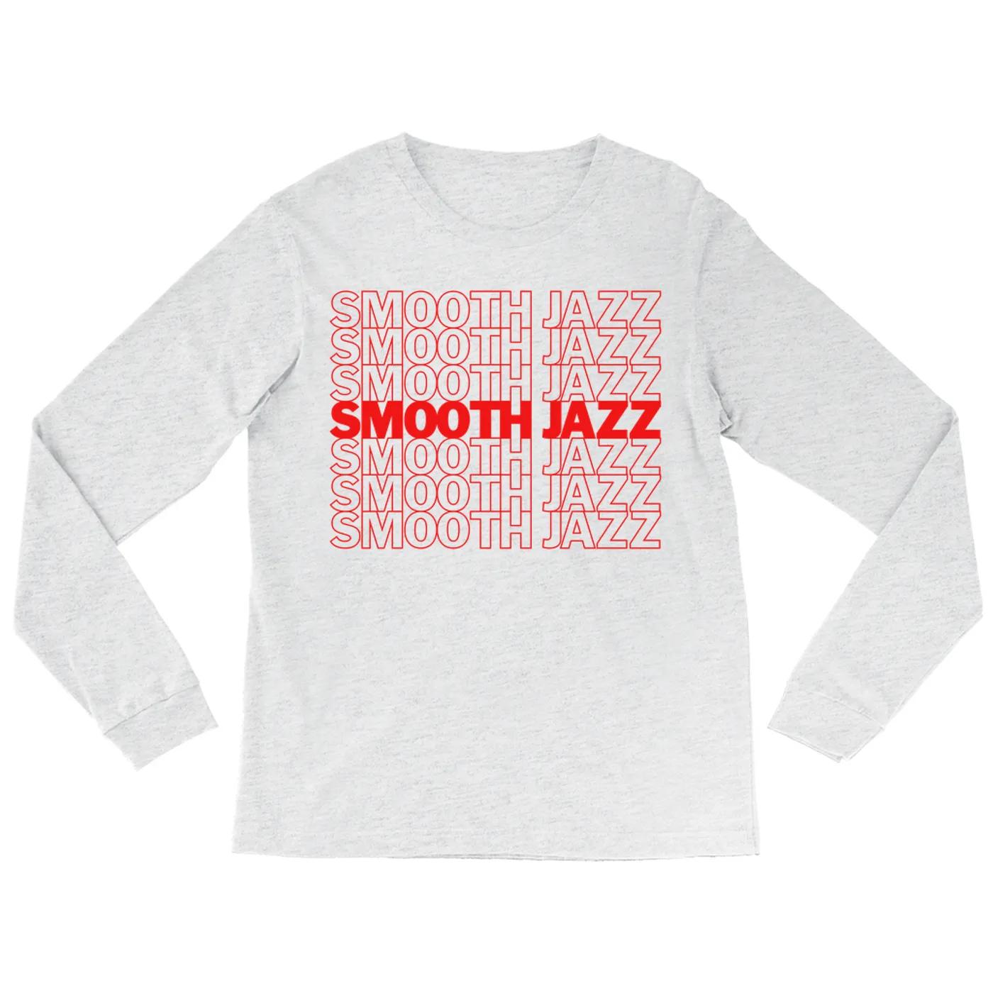 Music Life - Smooth Jazz Merchbar Music Life Long Sleeve Shirt | Smooth Jazz On Repeat Merchbar Music Life Shirt